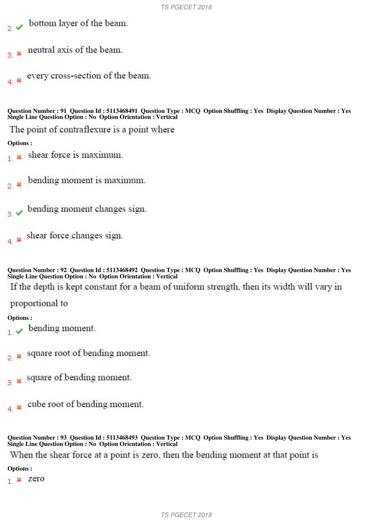 TS PGECET 2018: Aerospace Engineering Question Papers - Page 33