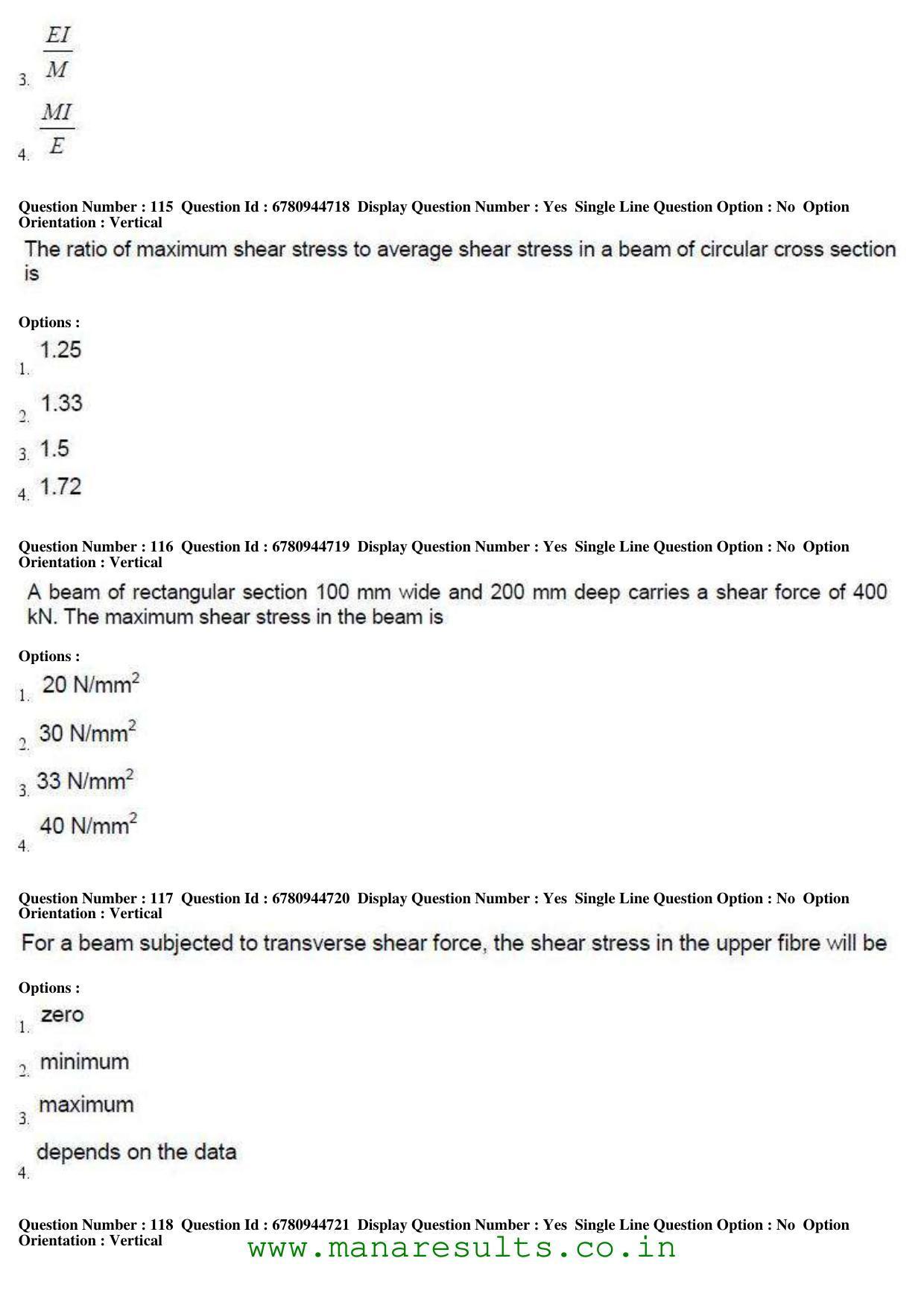 AP ECET 2017 Civil Engineering Old Previous Question Papers - Page 37