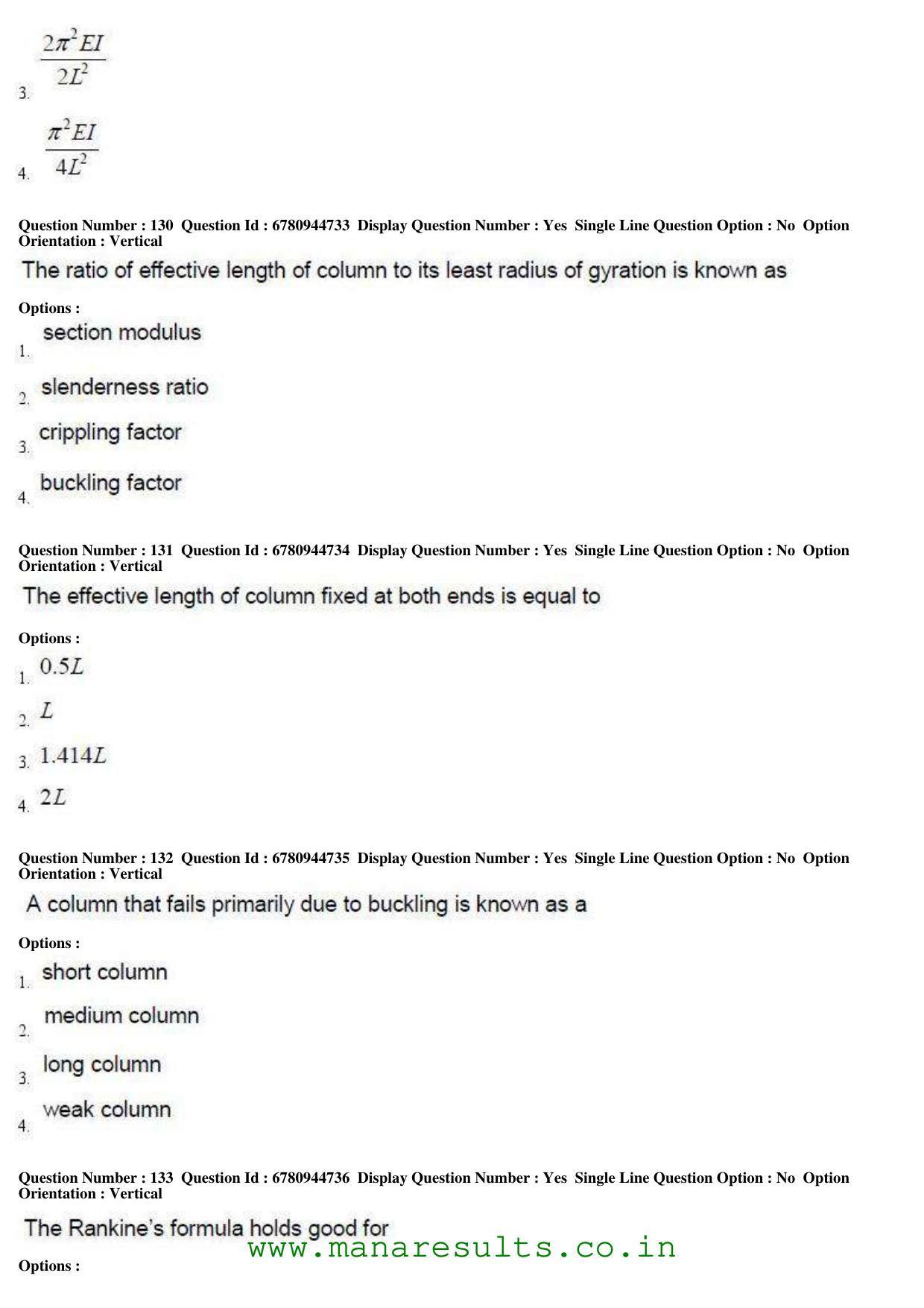 AP ECET 2017 Civil Engineering Old Previous Question Papers - Page 42