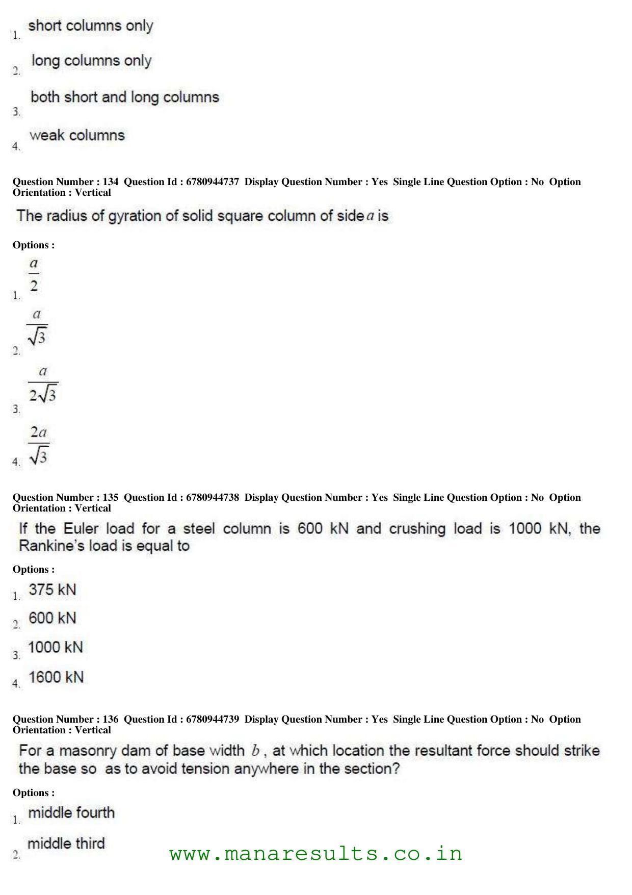 AP ECET 2017 Civil Engineering Old Previous Question Papers - Page 43
