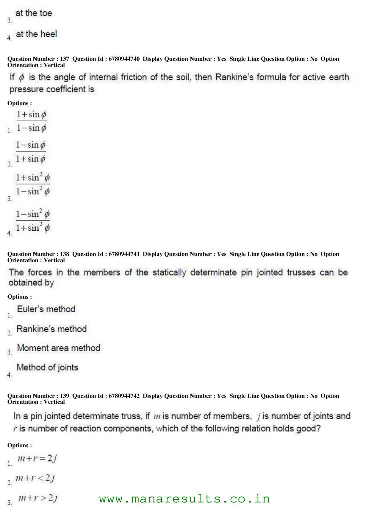 AP ECET 2017 Civil Engineering Old Previous Question Papers - Page 44