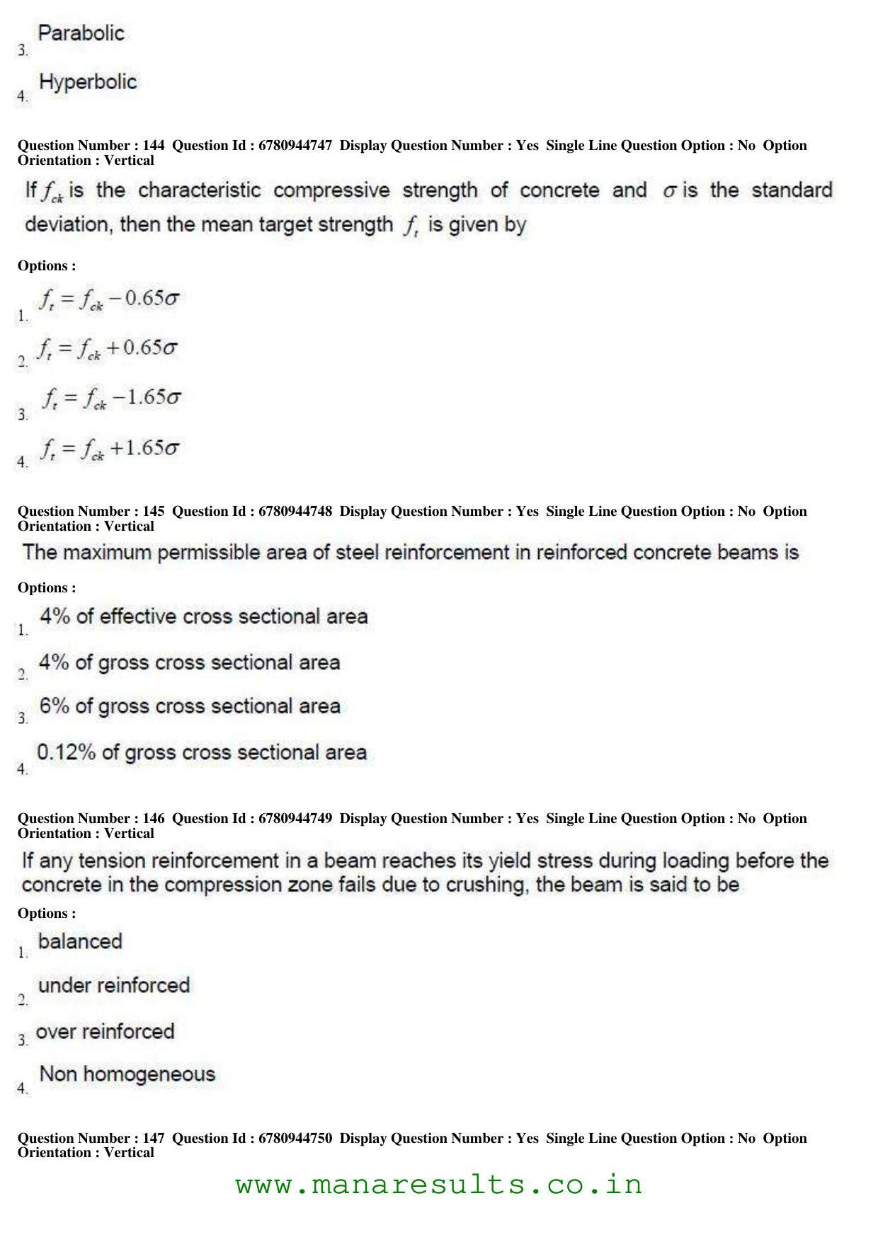 AP ECET 2017 Civil Engineering Old Previous Question Papers - Page 46
