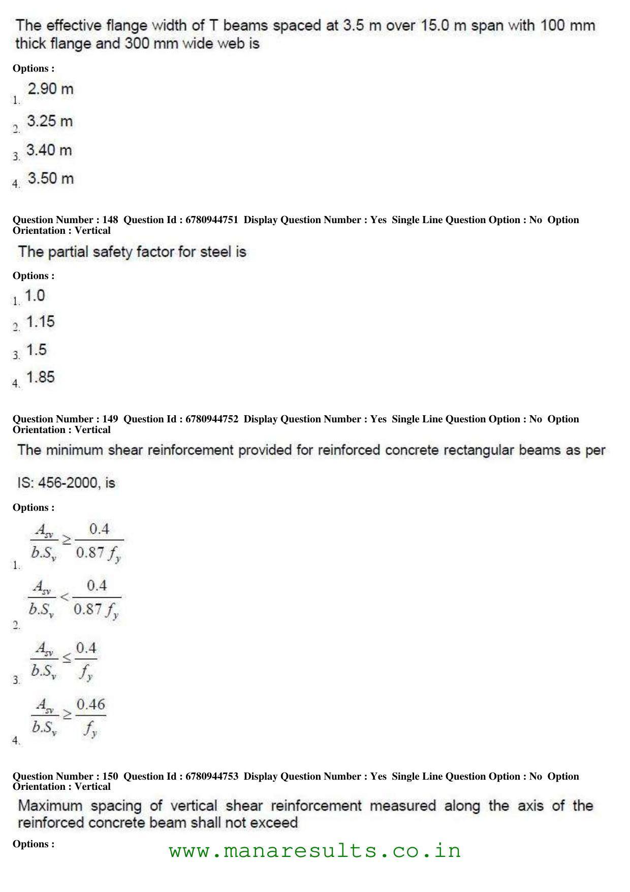 AP ECET 2017 Civil Engineering Old Previous Question Papers - Page 47
