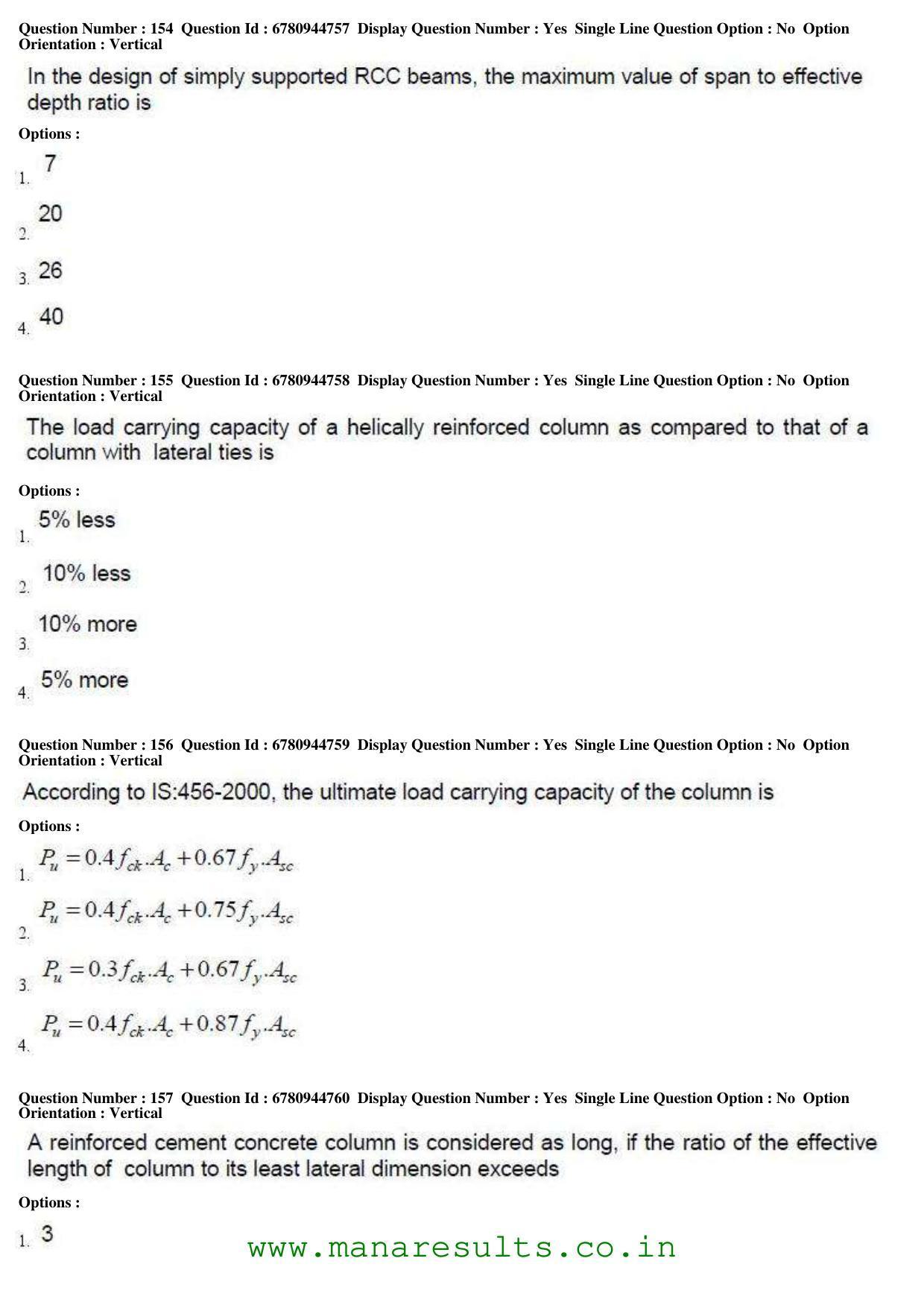 AP ECET 2017 Civil Engineering Old Previous Question Papers - Page 49