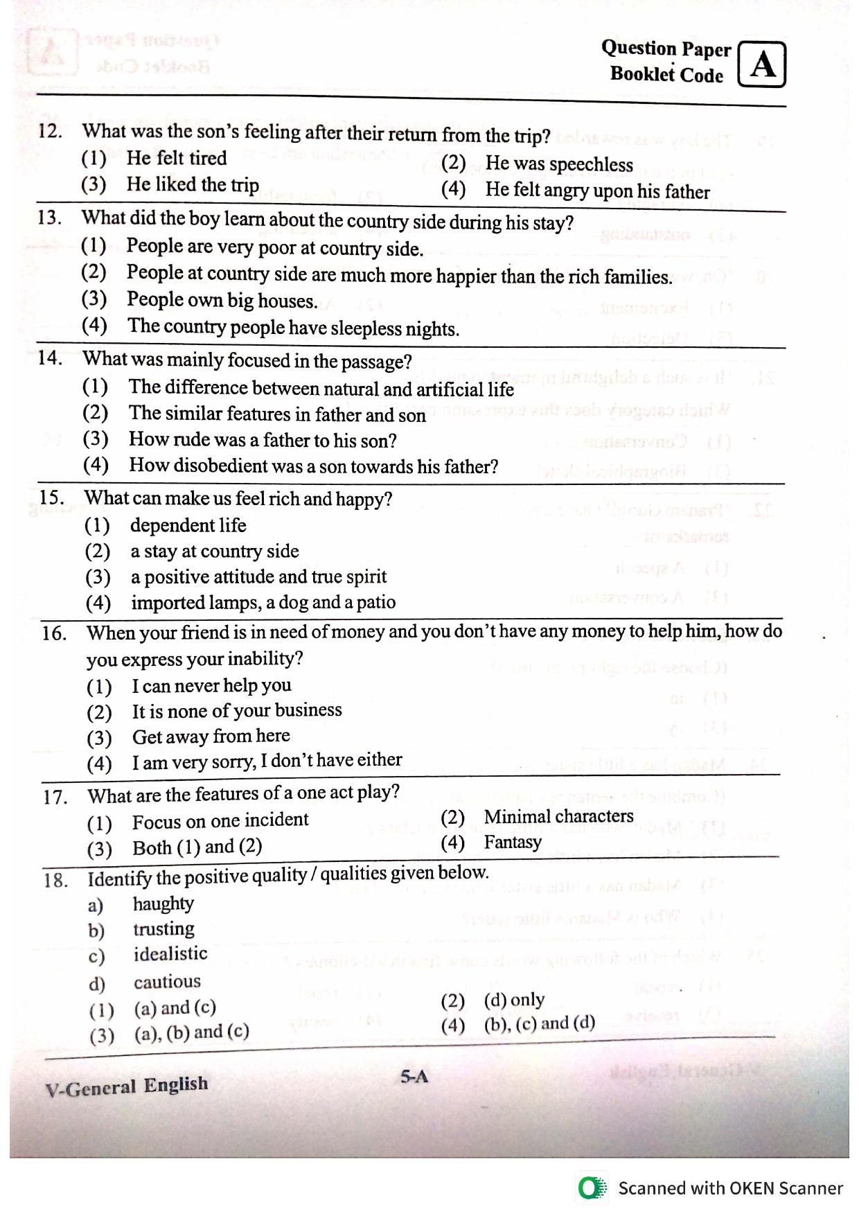 MEC CEC English/ Telugu Medium 2022  - Page 5