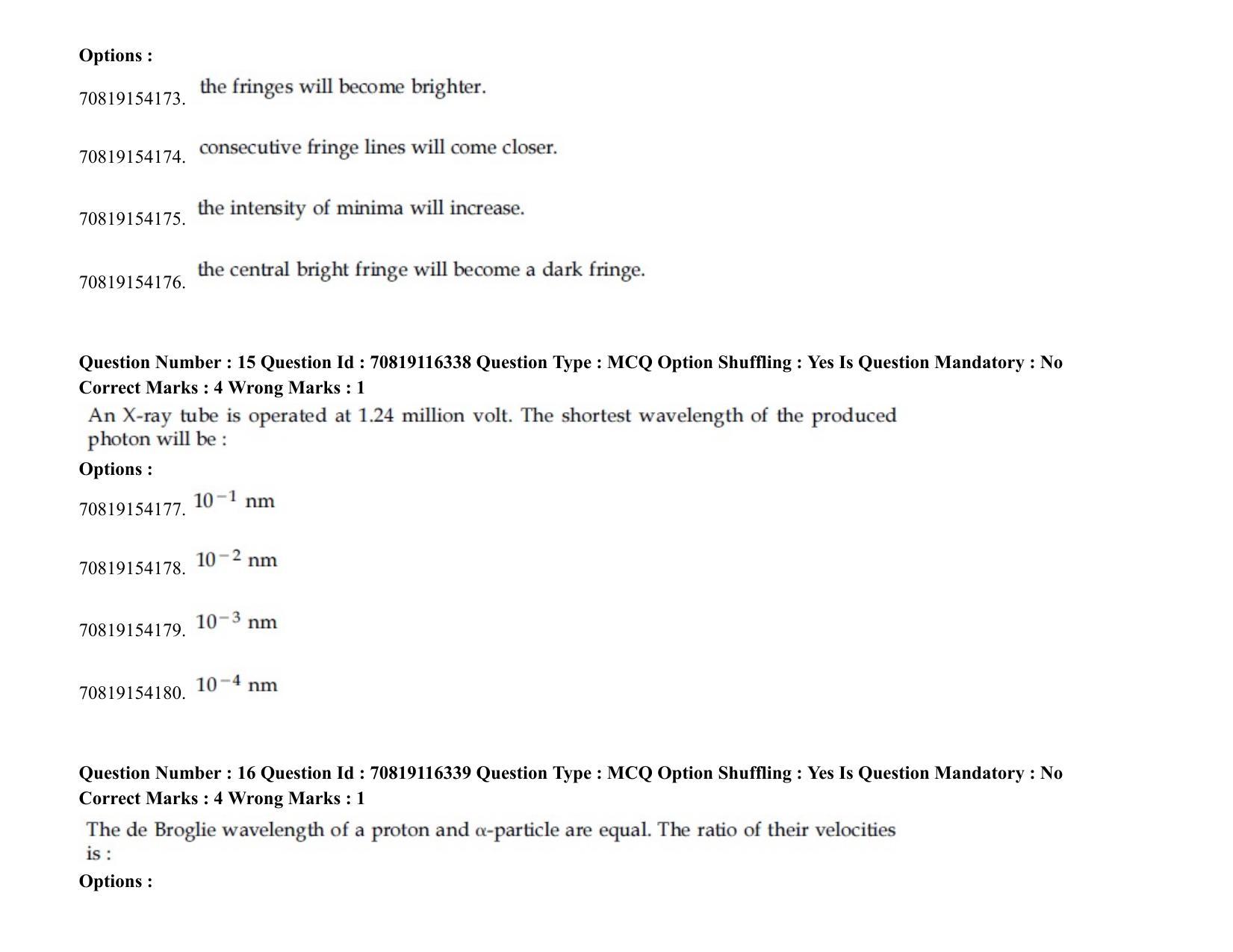 JEE Mains 2021: BTech (Shift 2) 24-02-2021 Question Paper - Page 12