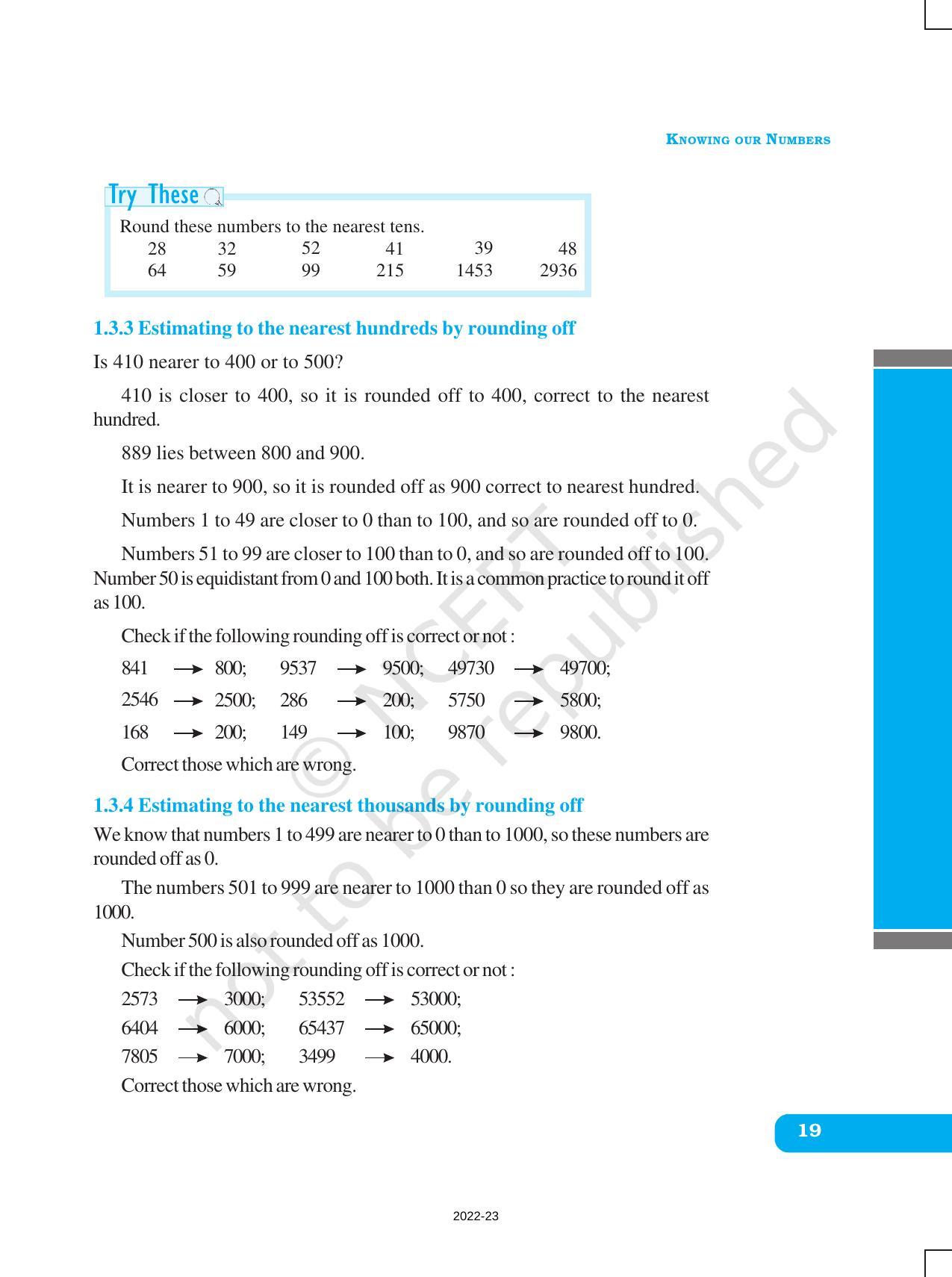 NCERT Book for Class 6 Maths: Chapter 1-Knowing Our Numbers - Page 19