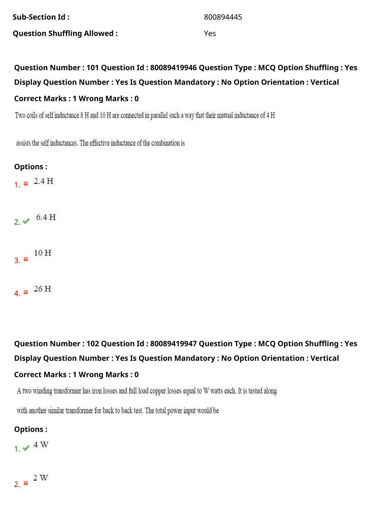 TS ECET 2021 Electronics and Instrumentation Engineering's Question Paper - Page 58