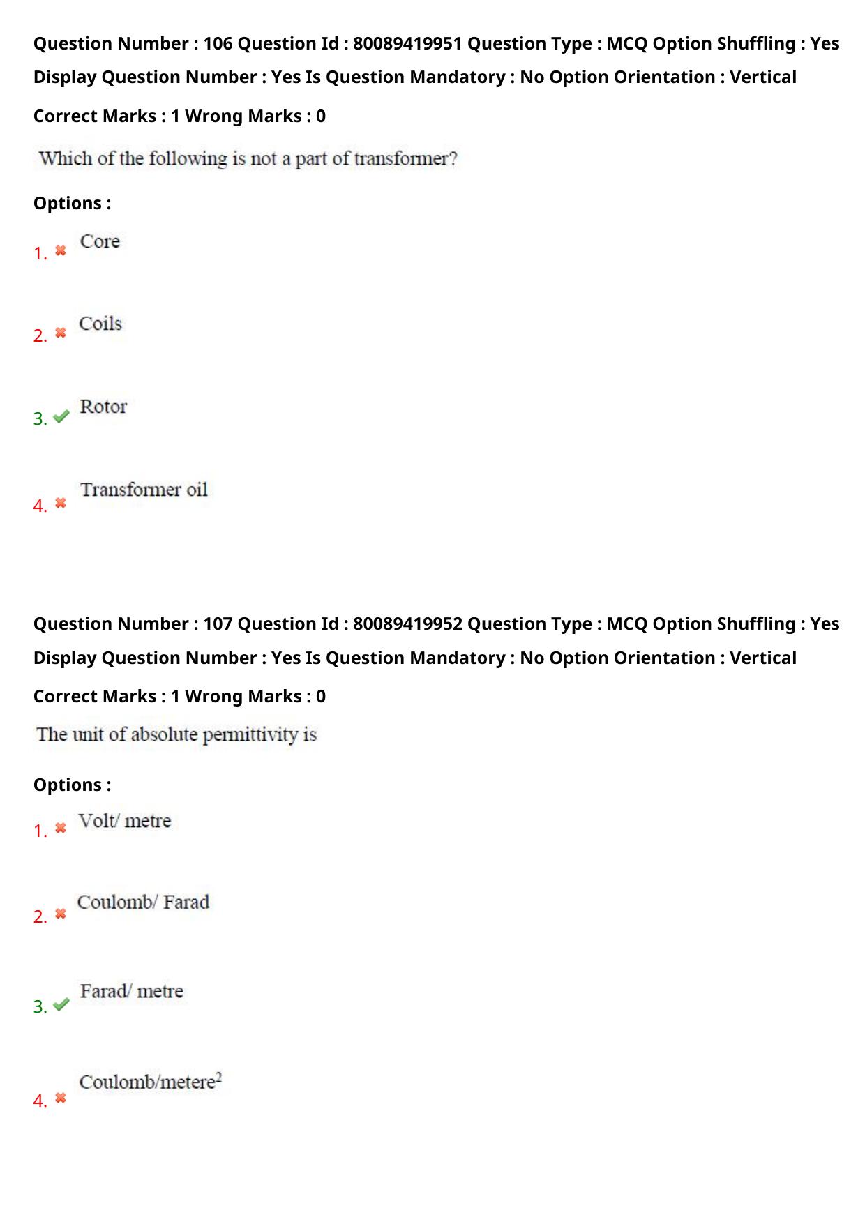 TS ECET 2021 Electronics and Instrumentation Engineering's Question Paper - Page 61