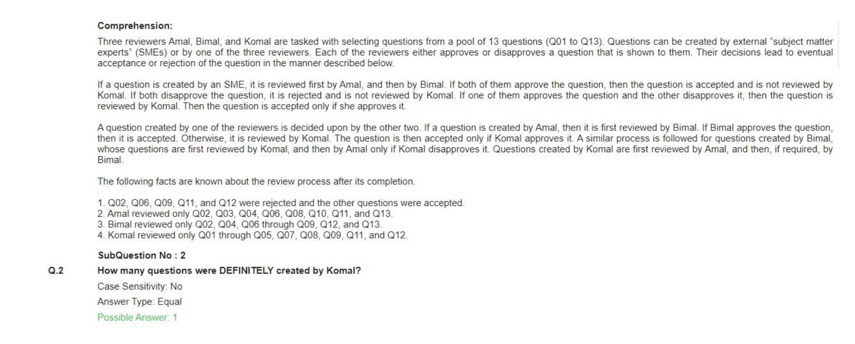 CAT 2022 CAT DILR Slot 3 Question Paper - Page 3