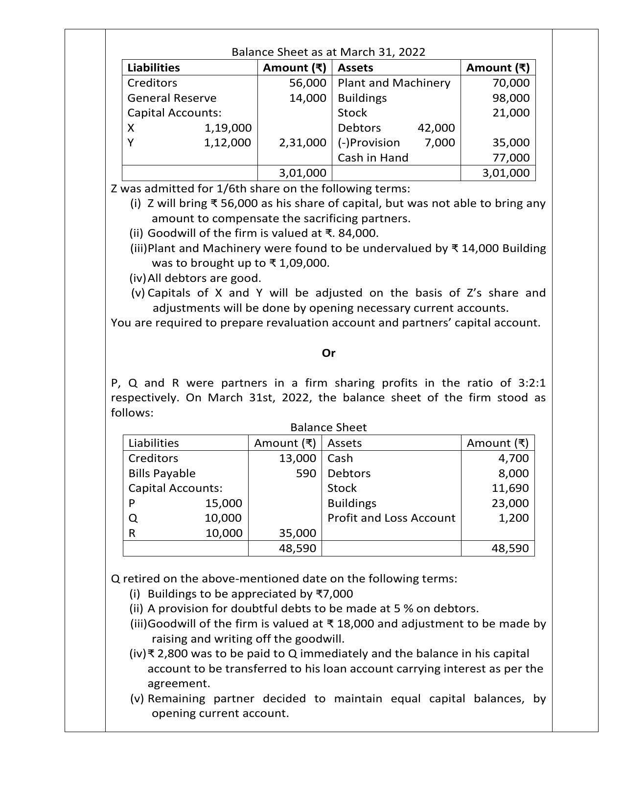 CBSE Class 12 Accountancy Sample Paper 2023 - Page 9