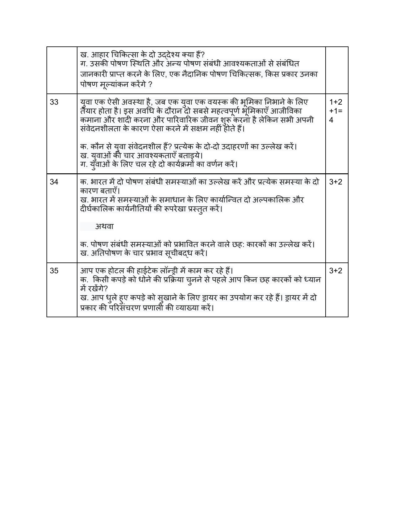 Edudel Class 12 Home Science (Hindi) Practice Papers-2 (2023-24) - Page 8