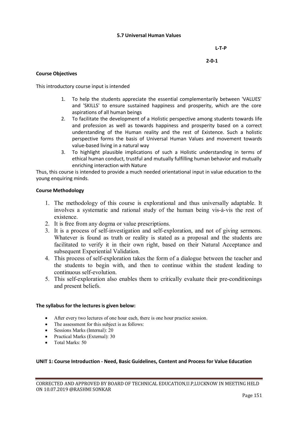 EFFECTIVE FROM JULY 2019-20 - SIX SEMESTER DIPLOMA COURSE IN CHEMICAL ENGINEERING - Page 151