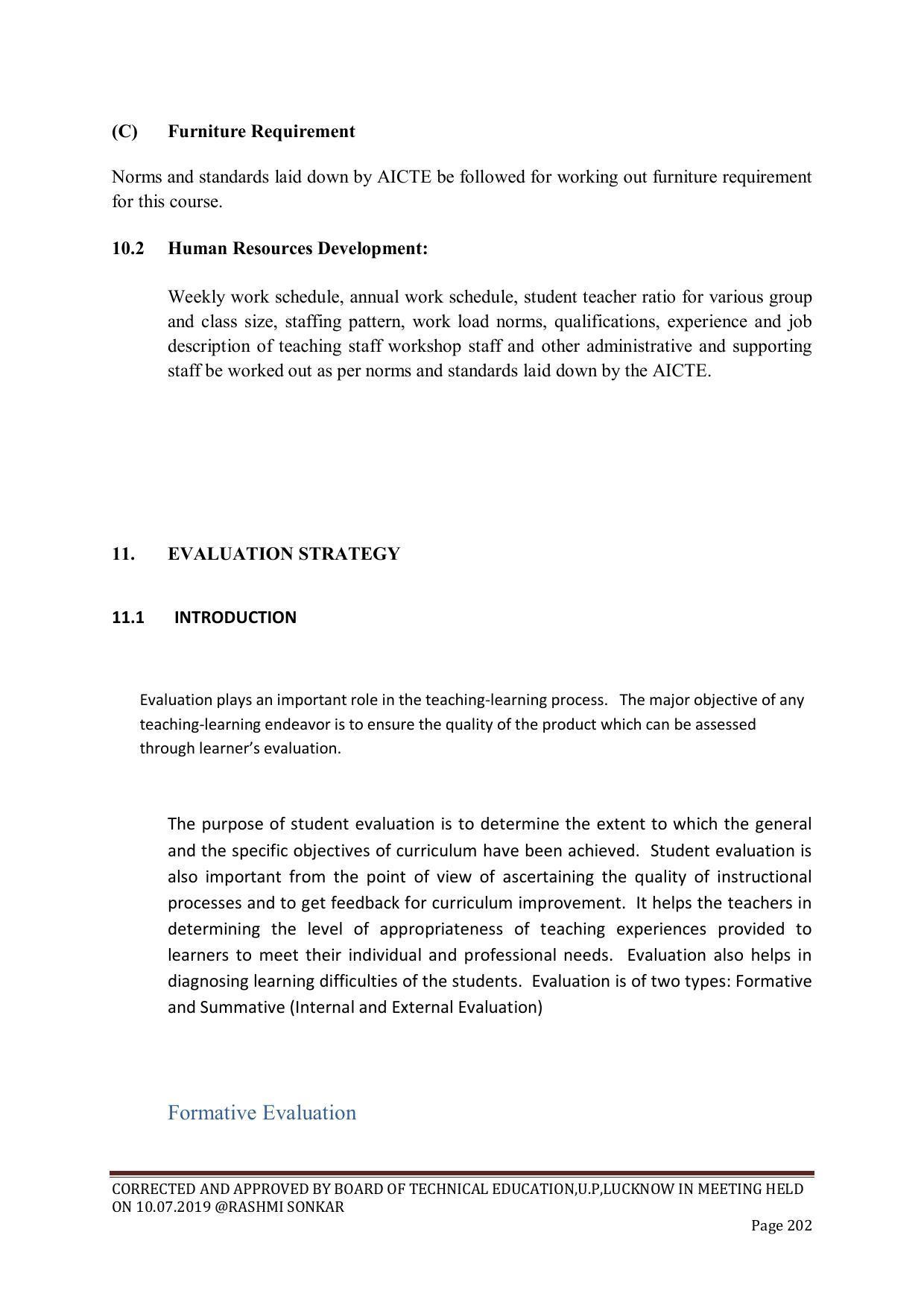 EFFECTIVE FROM JULY 2019-20 - SIX SEMESTER DIPLOMA COURSE IN CHEMICAL ENGINEERING - Page 202