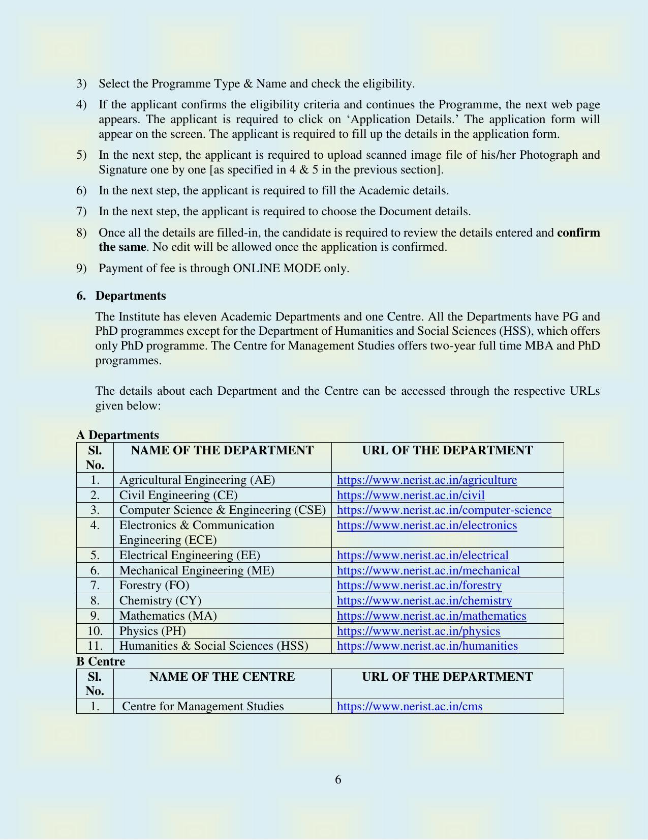 NERIST PG Exam - Page 7