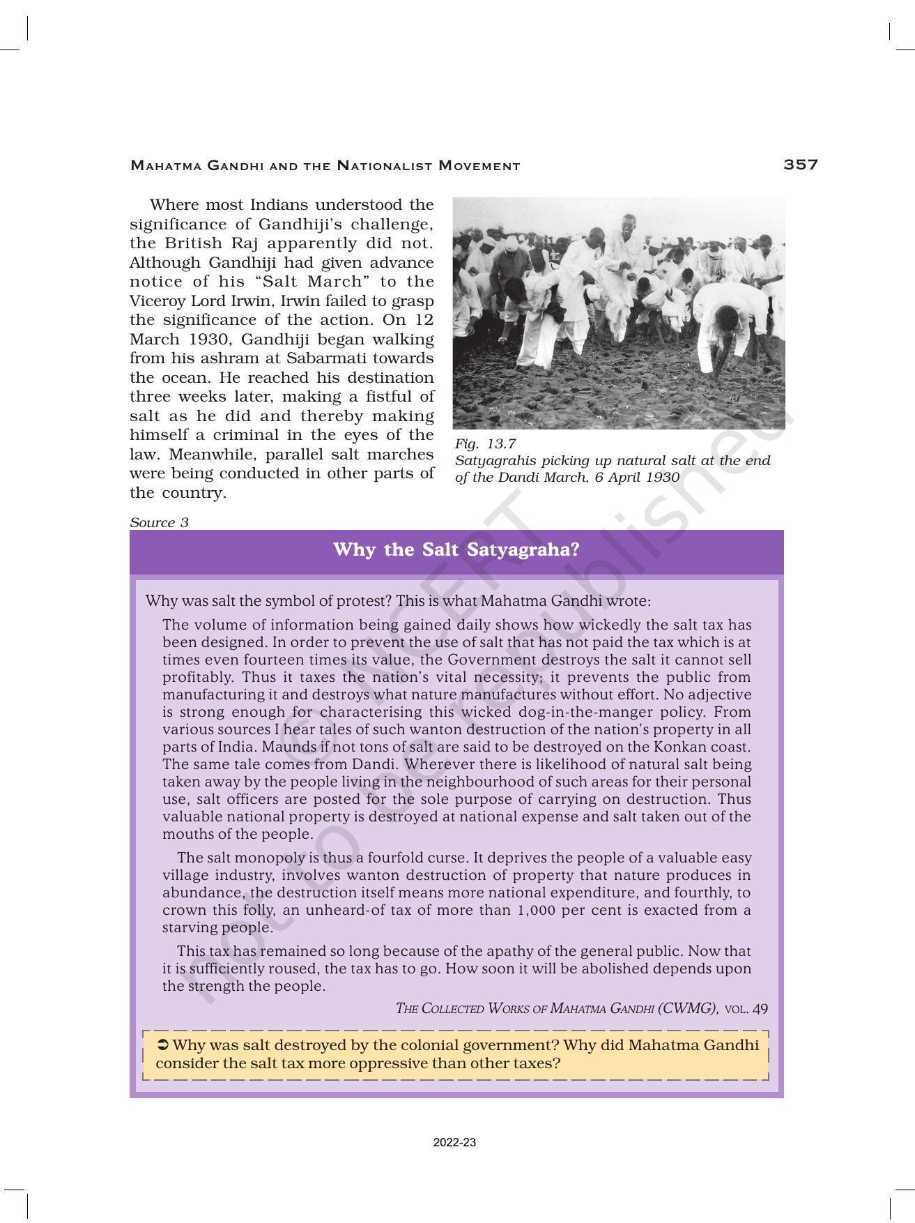NCERT Book for Class 12 History (Part-III) Chapter 13 Mahatma Gandhi and National Movements - Page 12