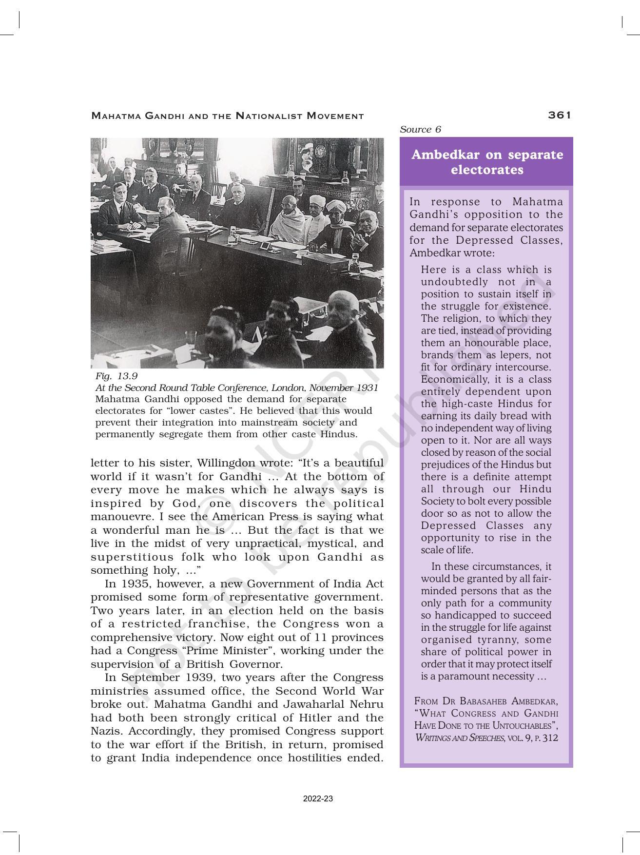 NCERT Book for Class 12 History (Part-III) Chapter 13 Mahatma Gandhi and National Movements - Page 16