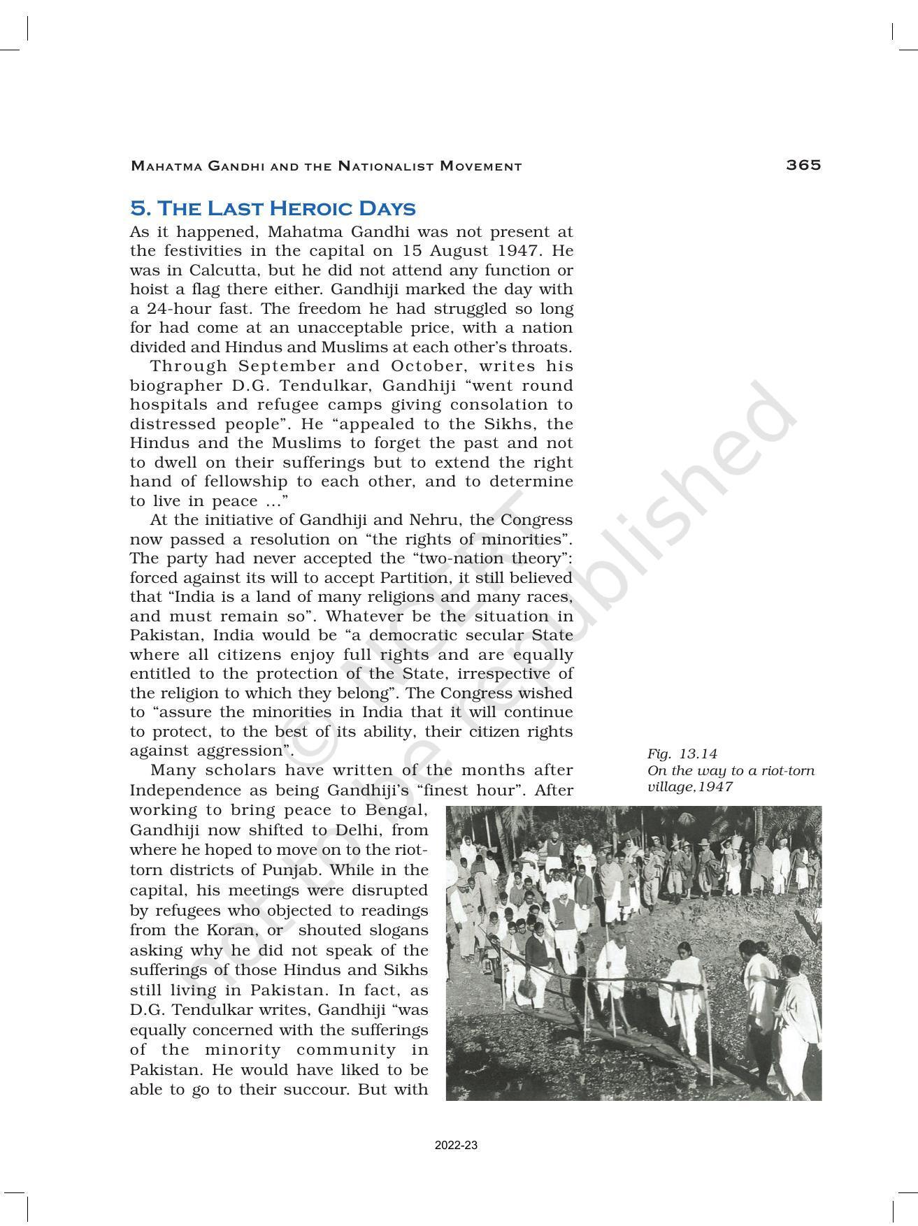 NCERT Book for Class 12 History (Part-III) Chapter 13 Mahatma Gandhi and National Movements - Page 20