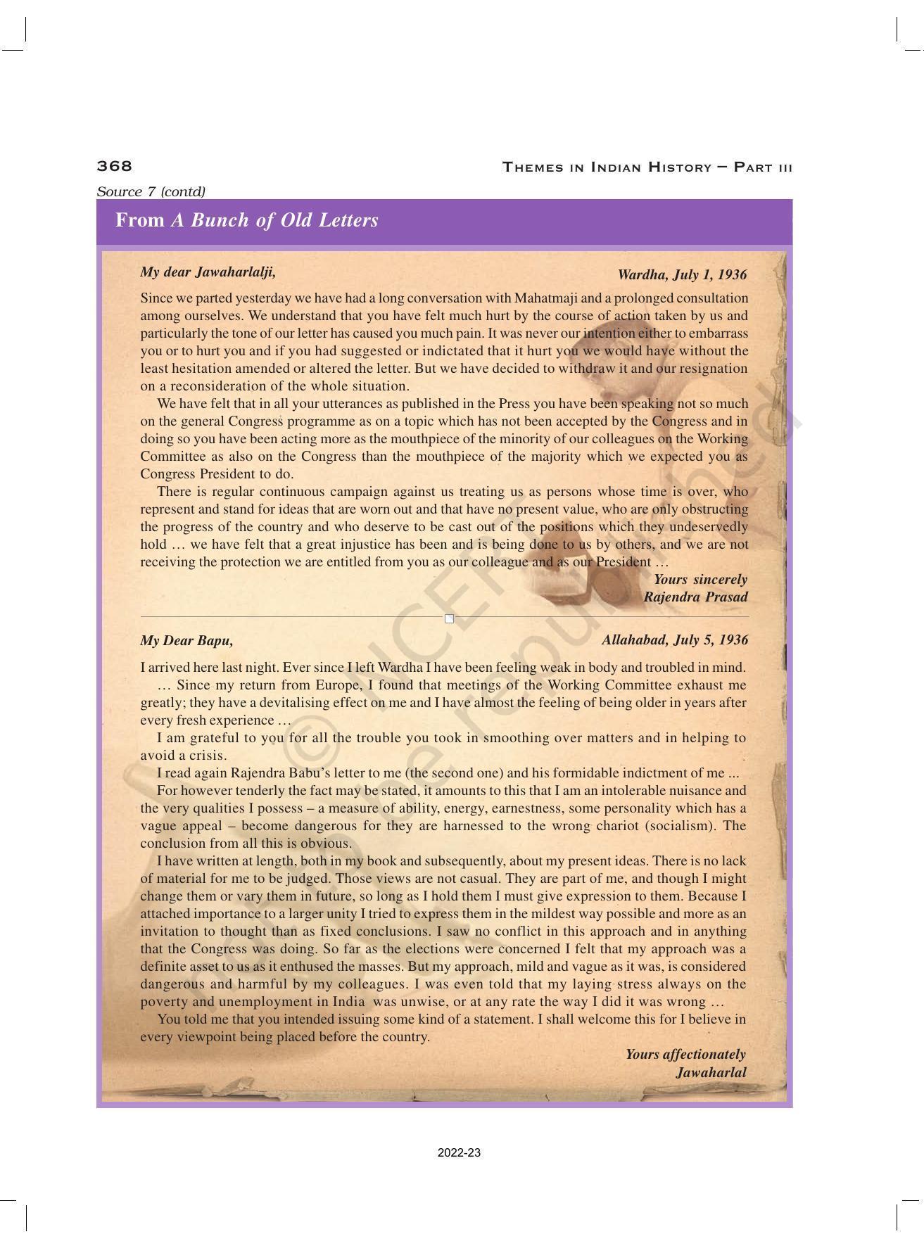 NCERT Book for Class 12 History (Part-III) Chapter 13 Mahatma Gandhi and National Movements - Page 23