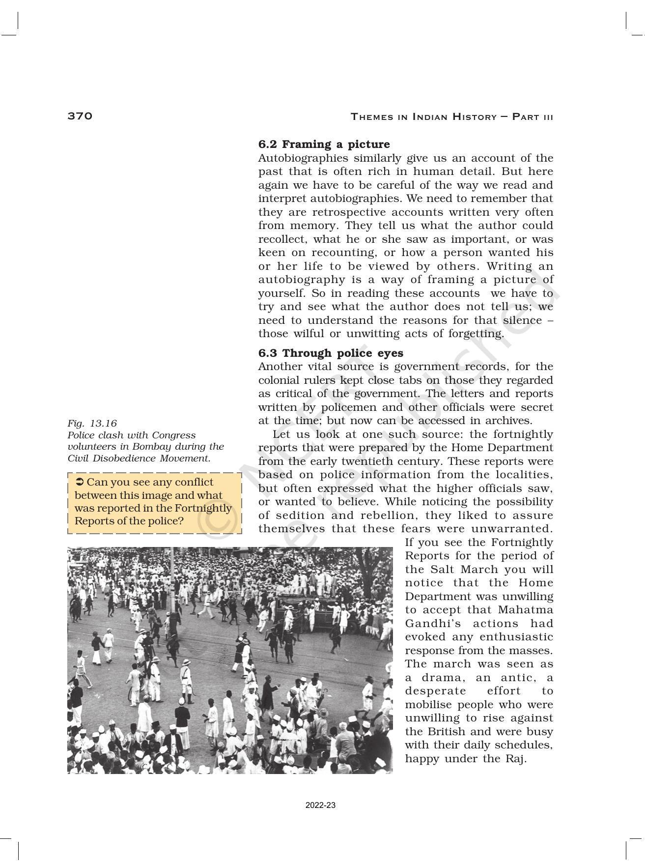 NCERT Book for Class 12 History (Part-III) Chapter 13 Mahatma Gandhi and National Movements - Page 25