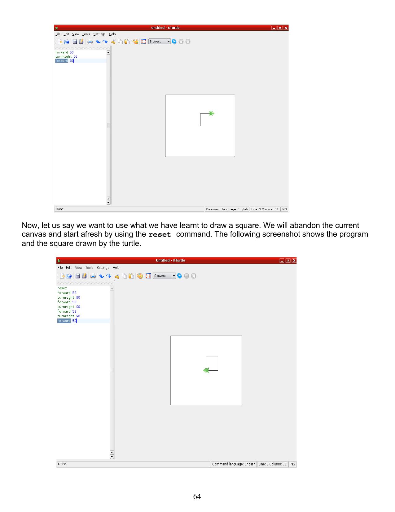 Worksheet for Class 4 Computers Assignment 14 Ms Logo - Page 4