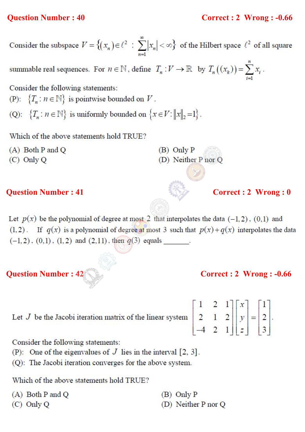 GATE 2017 Mathematics (MA) Question Paper with Answer Key - Page 13
