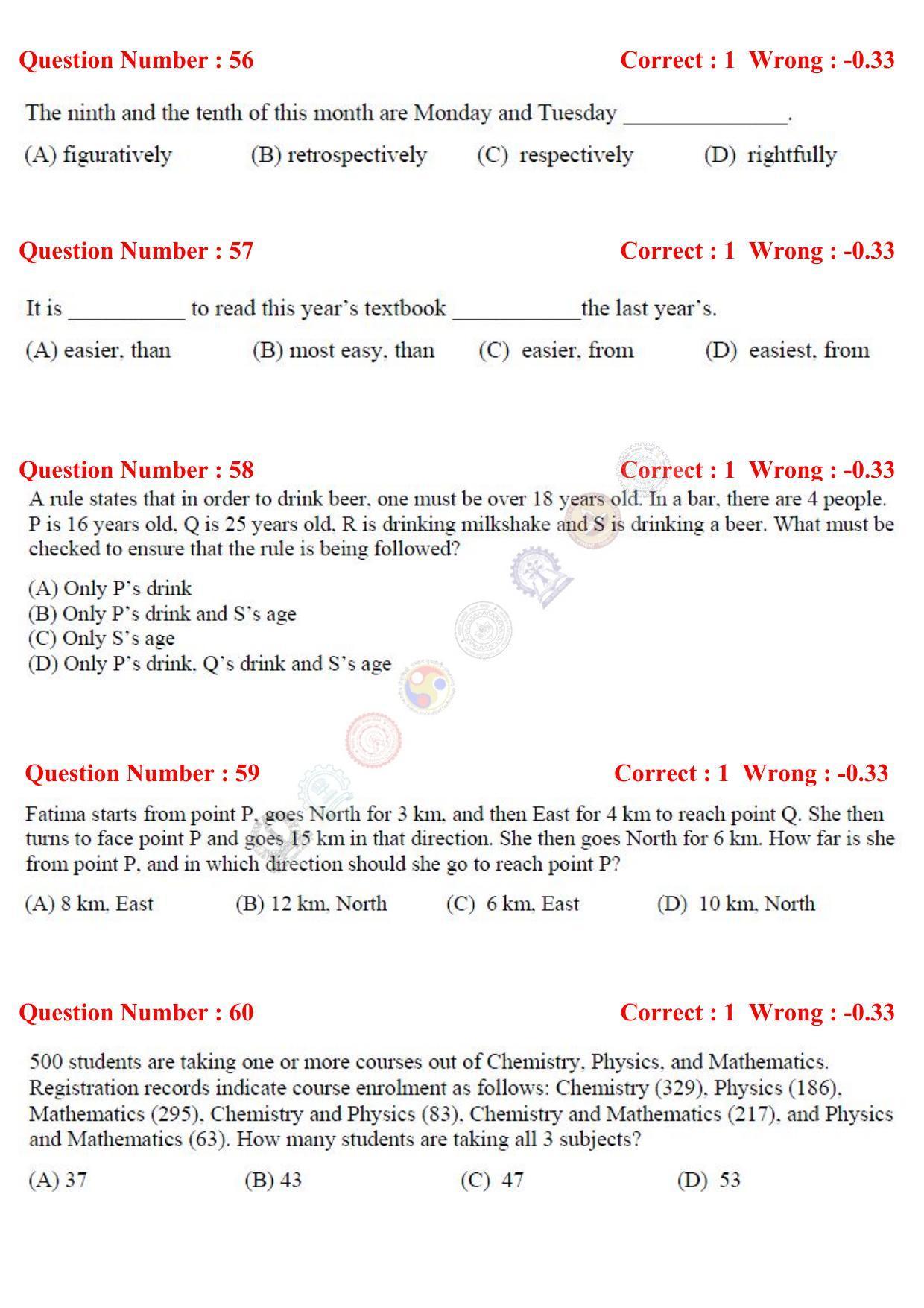 GATE 2017 Mathematics (MA) Question Paper with Answer Key - Page 18