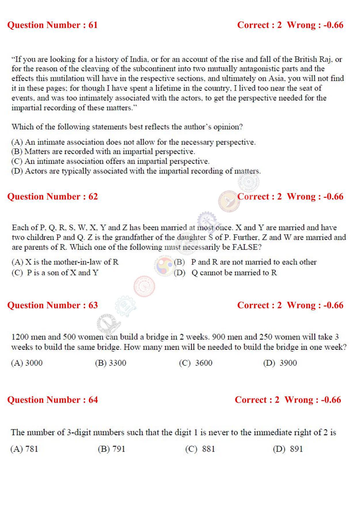 GATE 2017 Mathematics (MA) Question Paper with Answer Key - Page 19