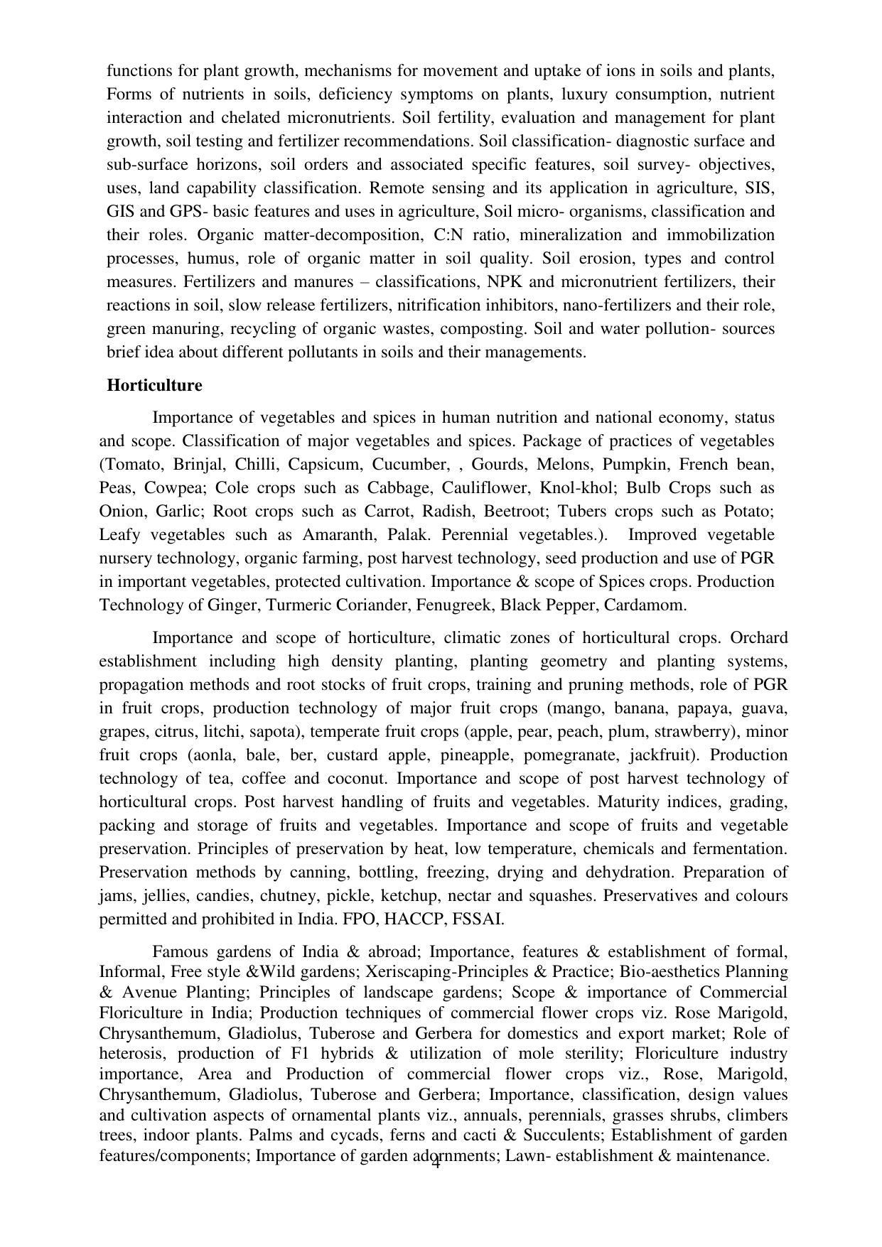 IGKV CET Syllabus - Page 6