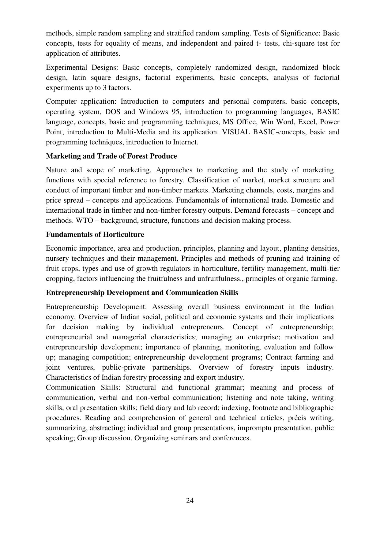 IGKV CET Syllabus - Page 26