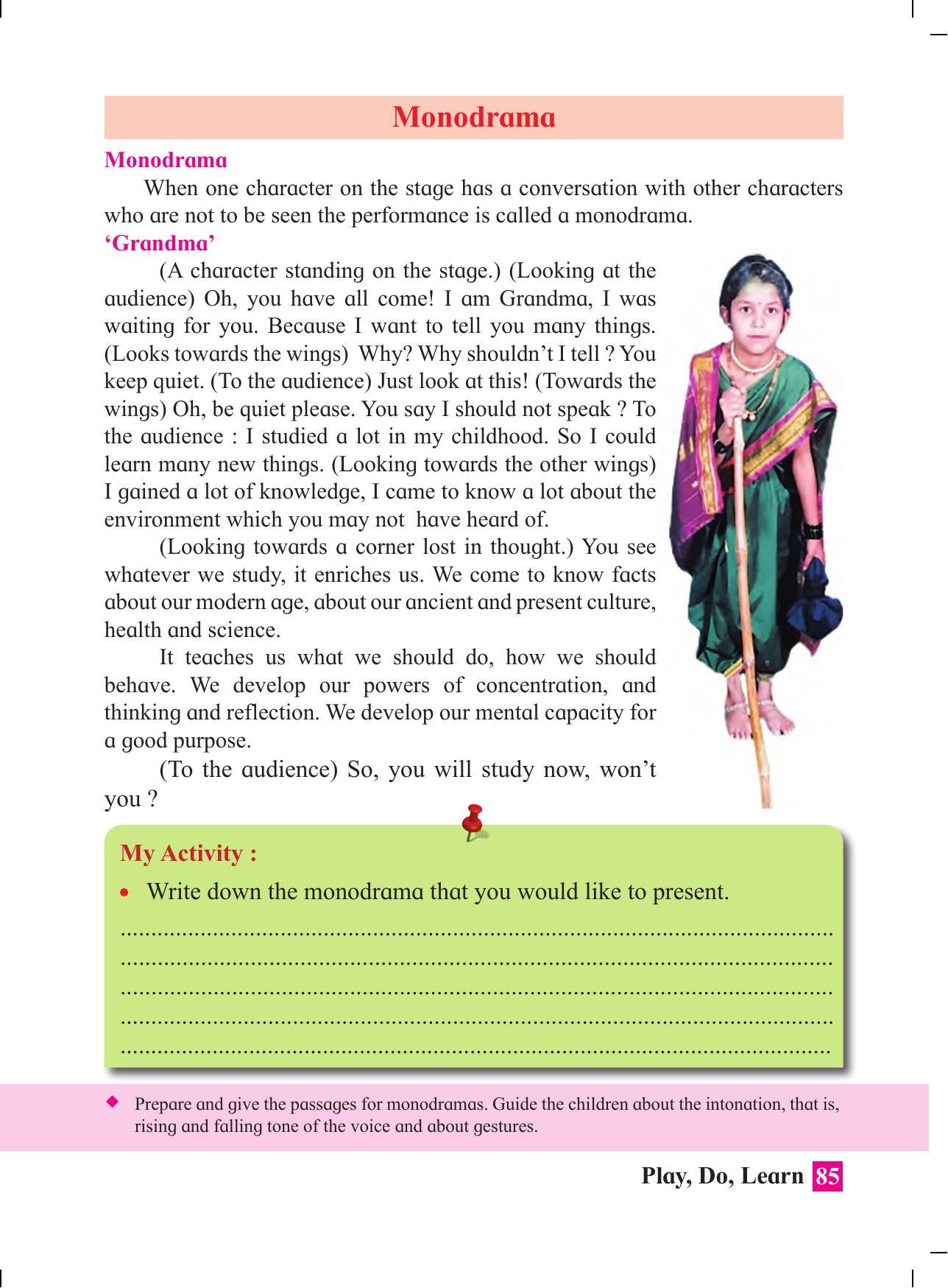 Maharashtra Board Class 4 Play Do Learn (English Medium) Textbook - Page 94
