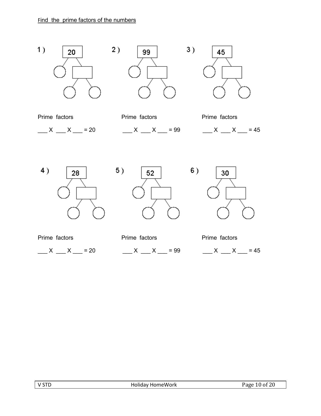 Worksheet for Class 5 Maths Sudoku Puzzles Assignment - Page 4