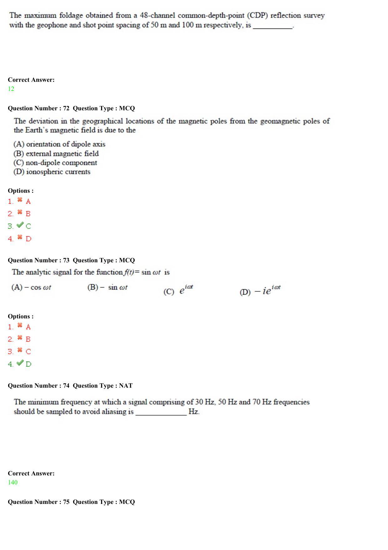 GATE 2015 Geology and Geophysics (GG) Question Paper with Answer Key - Page 25