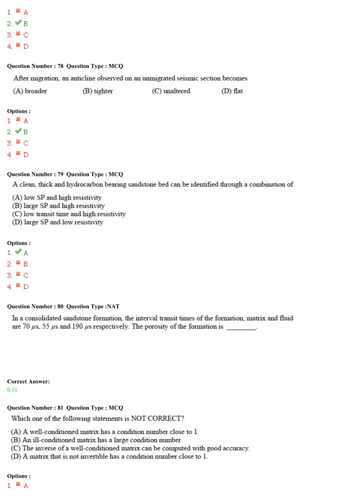 GATE 2015 Geology and Geophysics (GG) Question Paper with Answer Key - Page 27