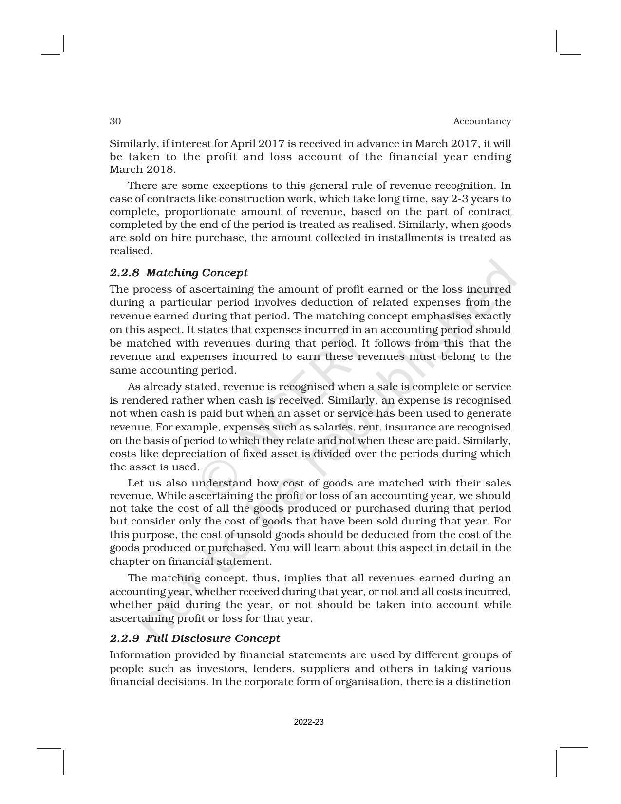 NCERT Book for Class 11 Accountancy (Part-I) Chapter 2 Theory Base of Accounting - Page 8