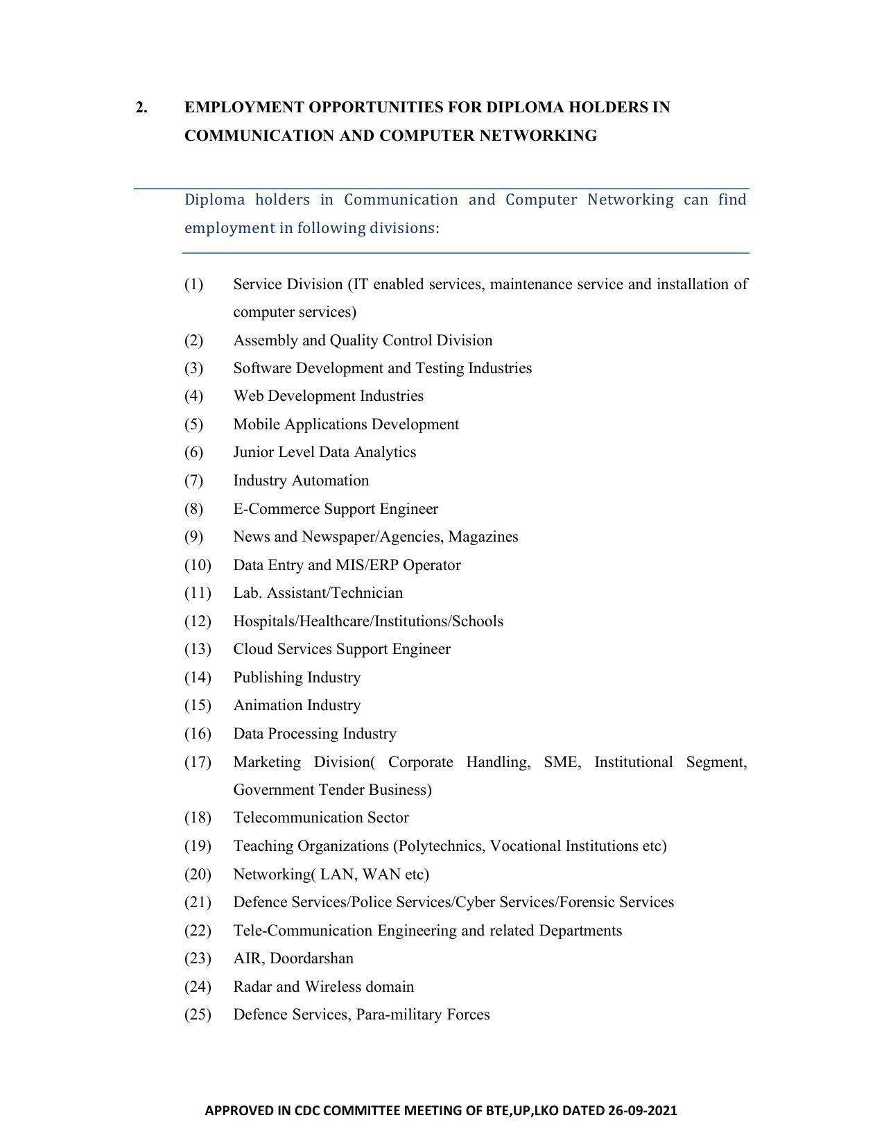 SYLLABUS FOR SEMESTER SYSTEM EFFECTIVE FROM (2021-2022) - COMMUNICATION AND COMPUTER NETWORKING - Page 8