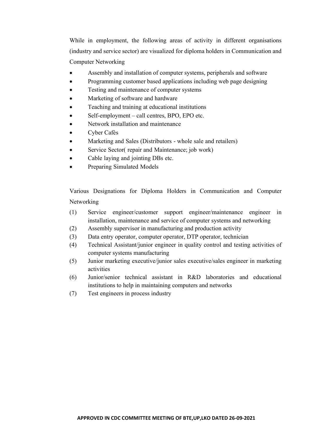 SYLLABUS FOR SEMESTER SYSTEM EFFECTIVE FROM (2021-2022) - COMMUNICATION AND COMPUTER NETWORKING - Page 10