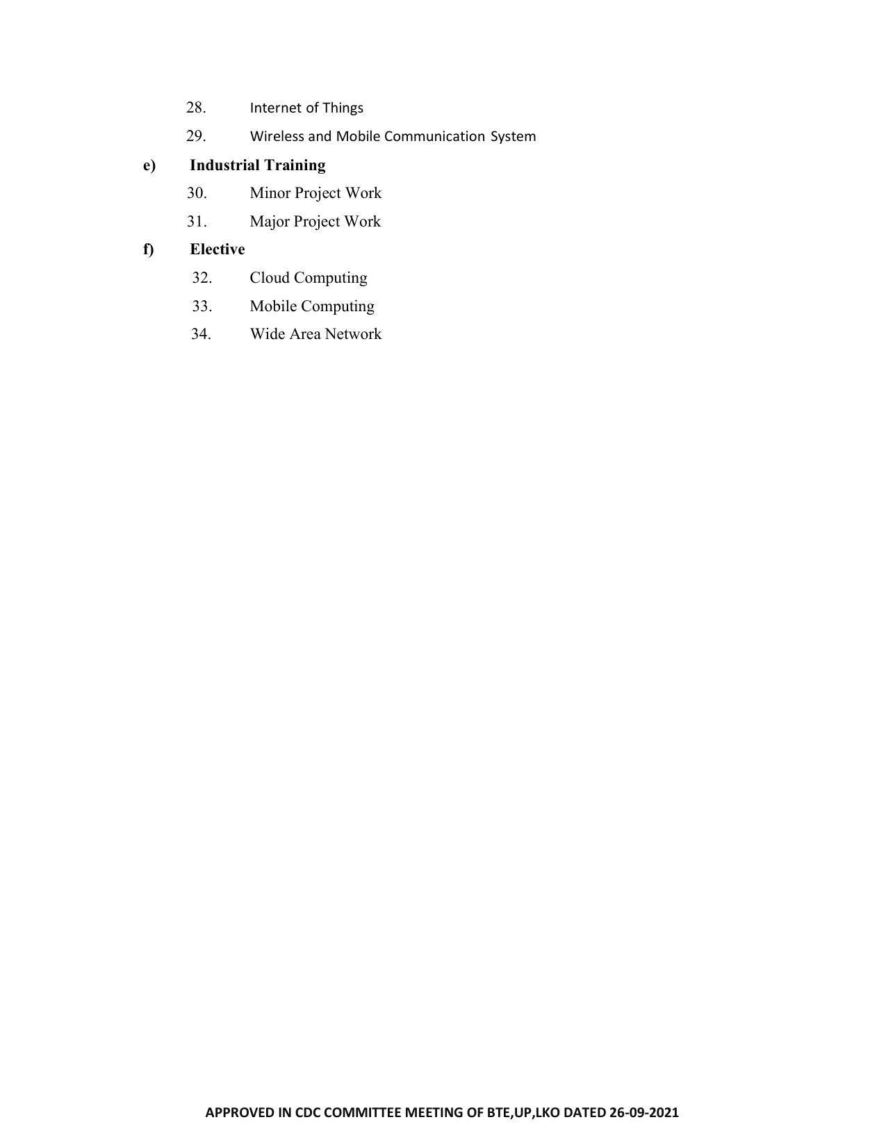 SYLLABUS FOR SEMESTER SYSTEM EFFECTIVE FROM (2021-2022) - COMMUNICATION AND COMPUTER NETWORKING - Page 16