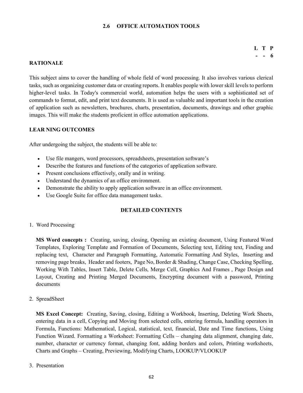SYLLABUS FOR SEMESTER SYSTEM EFFECTIVE FROM (2021-2022) - COMMUNICATION AND COMPUTER NETWORKING - Page 65