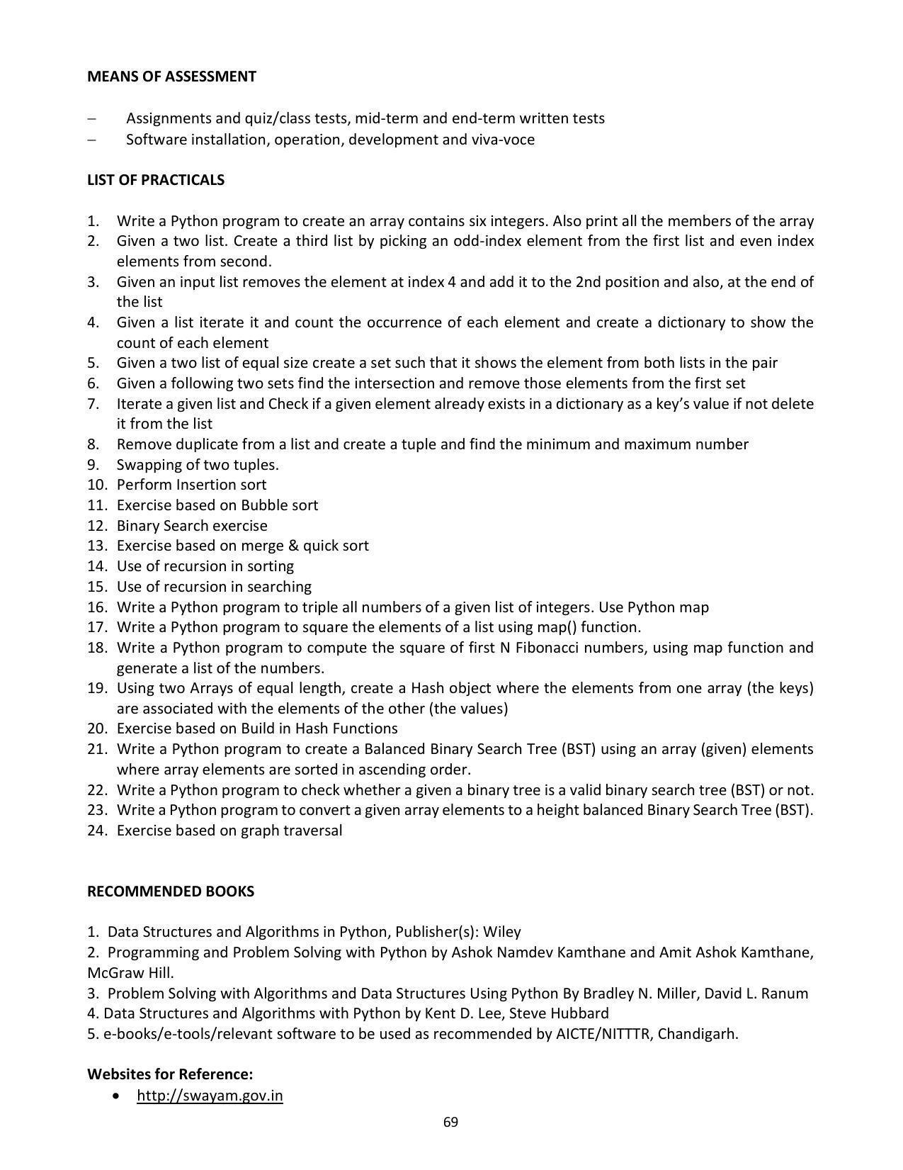 SYLLABUS FOR SEMESTER SYSTEM EFFECTIVE FROM (2021-2022) - COMMUNICATION AND COMPUTER NETWORKING - Page 72