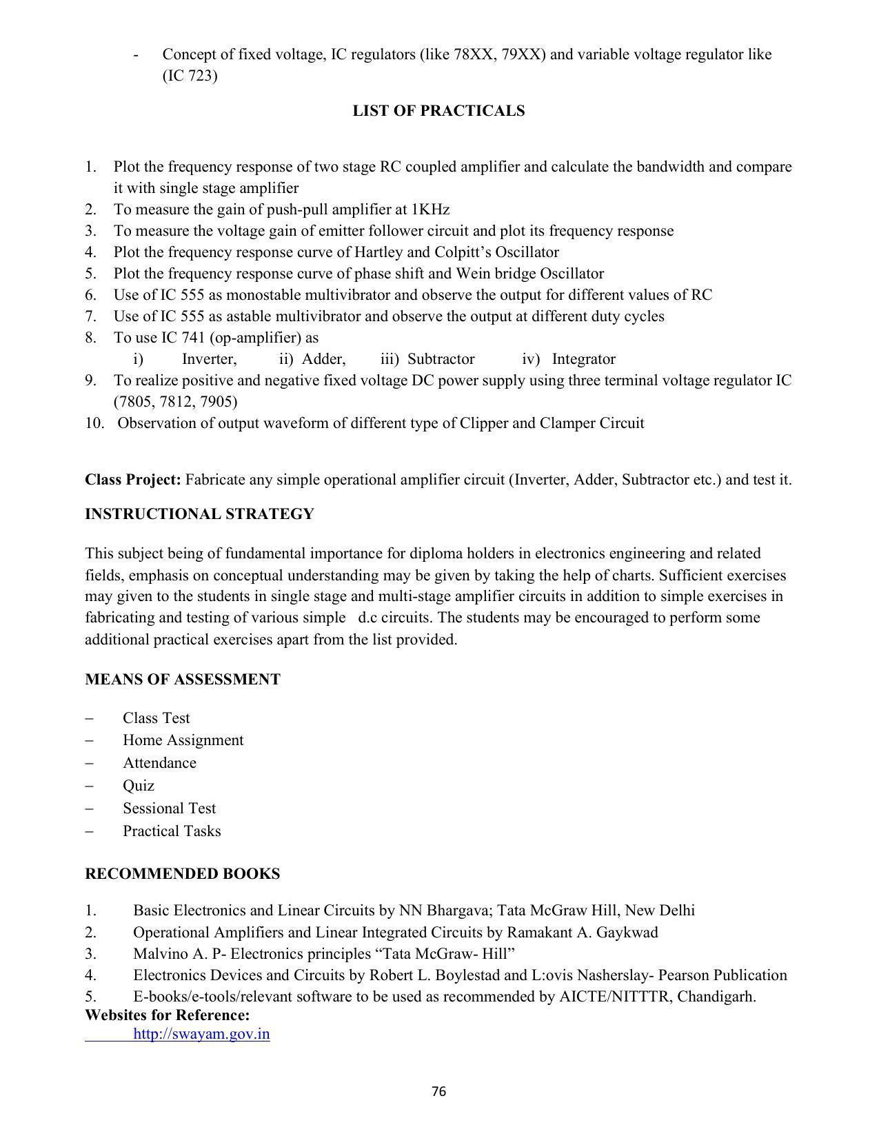 SYLLABUS FOR SEMESTER SYSTEM EFFECTIVE FROM (2021-2022) - COMMUNICATION AND COMPUTER NETWORKING - Page 79