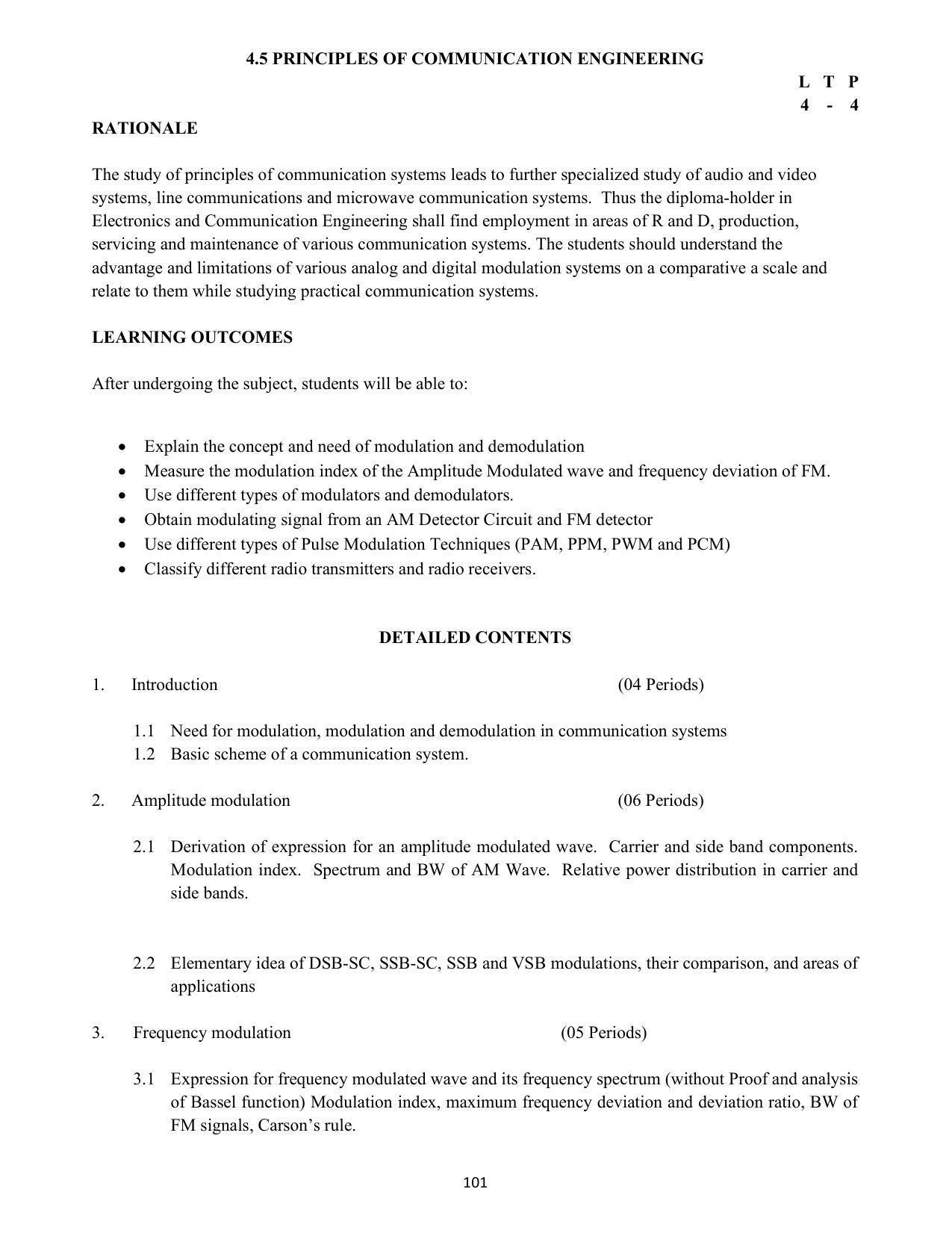 SYLLABUS FOR SEMESTER SYSTEM EFFECTIVE FROM (2021-2022) - COMMUNICATION AND COMPUTER NETWORKING - Page 104