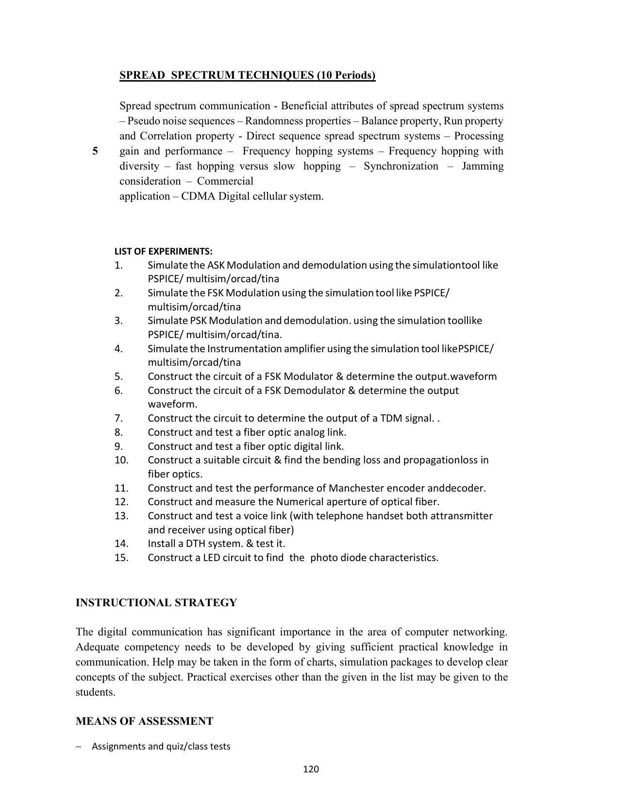 SYLLABUS FOR SEMESTER SYSTEM EFFECTIVE FROM (2021-2022) - COMMUNICATION AND COMPUTER NETWORKING - Page 123