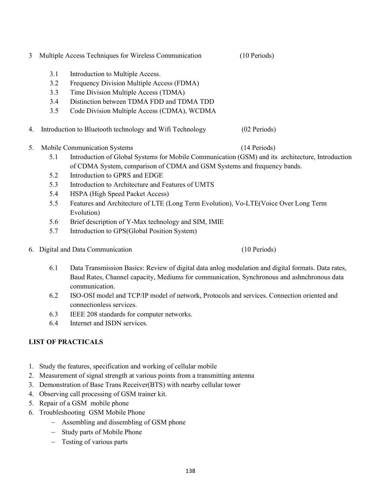SYLLABUS FOR SEMESTER SYSTEM EFFECTIVE FROM (2021-2022) - COMMUNICATION AND COMPUTER NETWORKING - Page 141