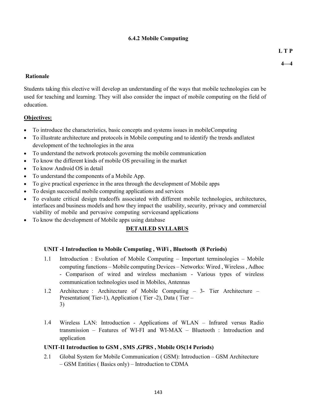 SYLLABUS FOR SEMESTER SYSTEM EFFECTIVE FROM (2021-2022) - COMMUNICATION AND COMPUTER NETWORKING - Page 146