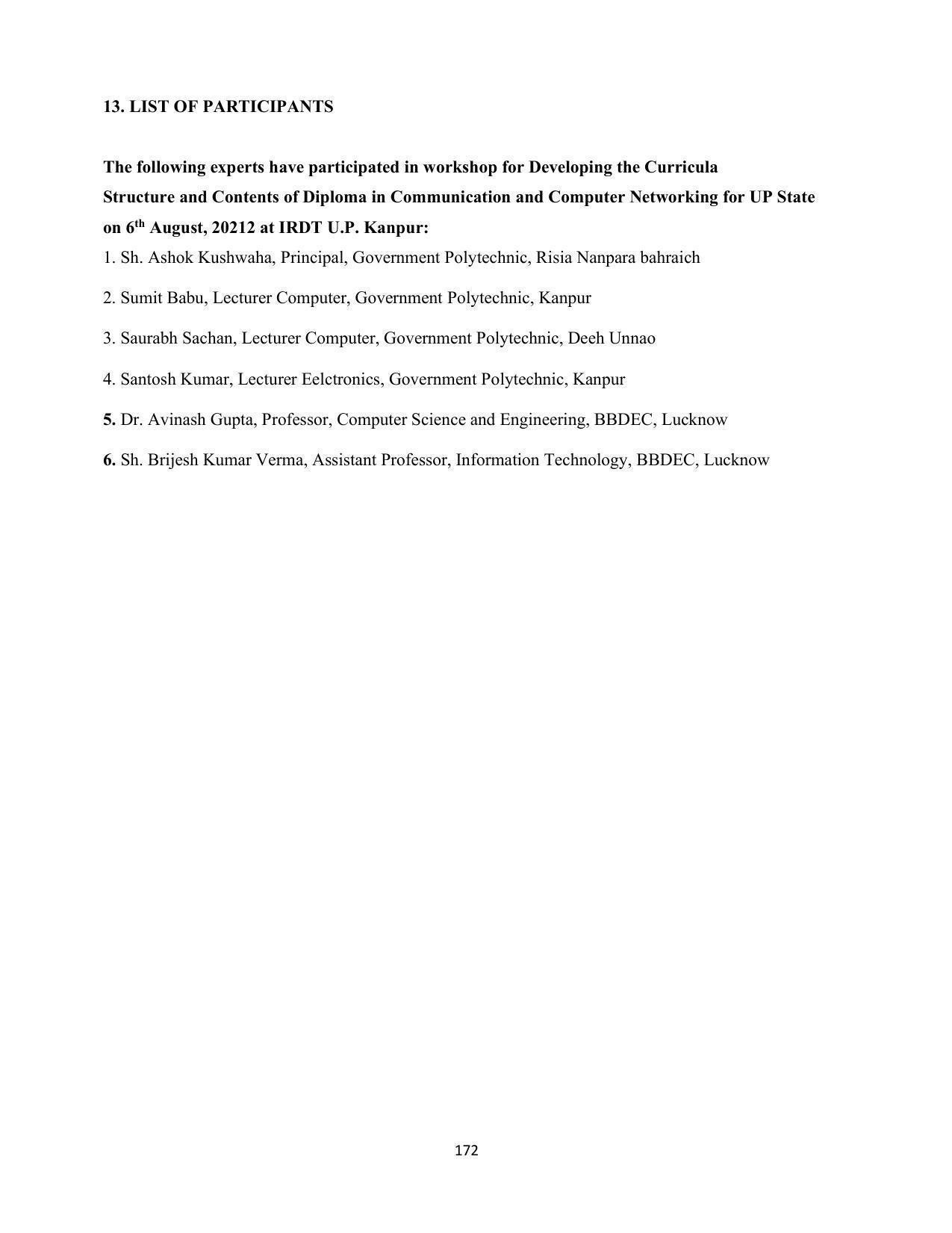 SYLLABUS FOR SEMESTER SYSTEM EFFECTIVE FROM (2021-2022) - COMMUNICATION AND COMPUTER NETWORKING - Page 174
