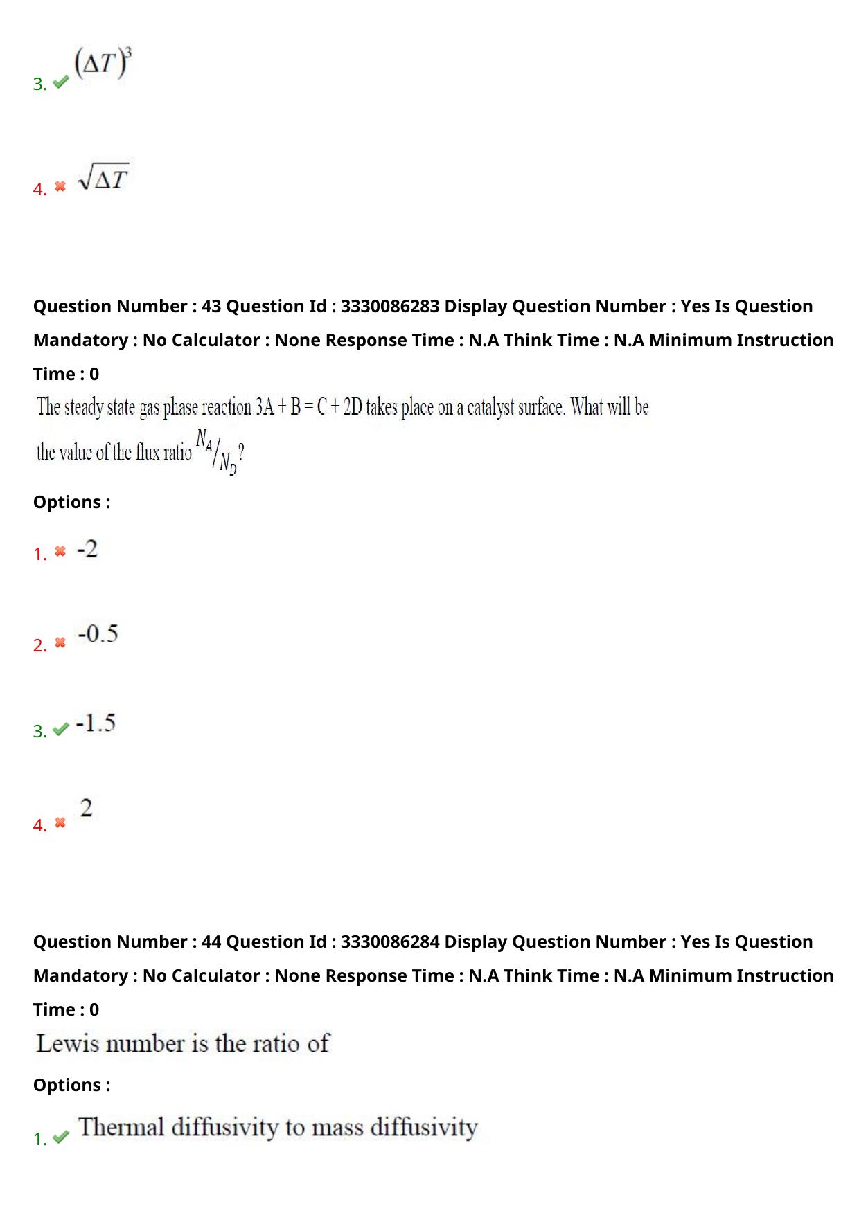 AP PGECET 2024 Chemical Engineering Question Paper with Preliminary Key - Page 25