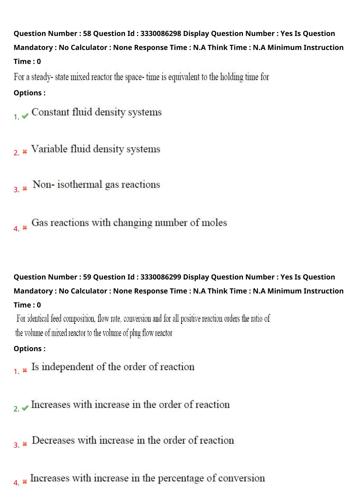 AP PGECET 2024 Chemical Engineering Question Paper with Preliminary Key - Page 33