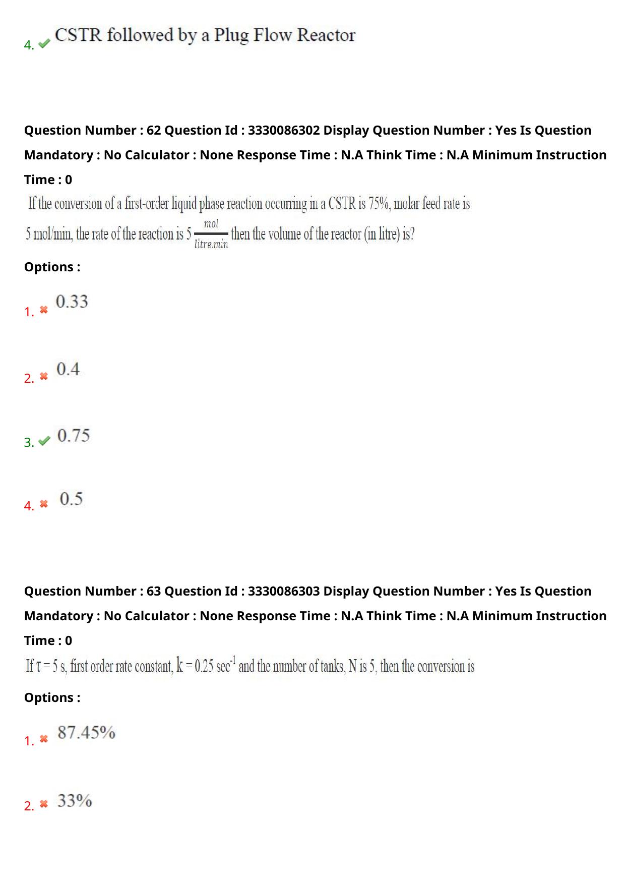 AP PGECET 2024 Chemical Engineering Question Paper with Preliminary Key - Page 35