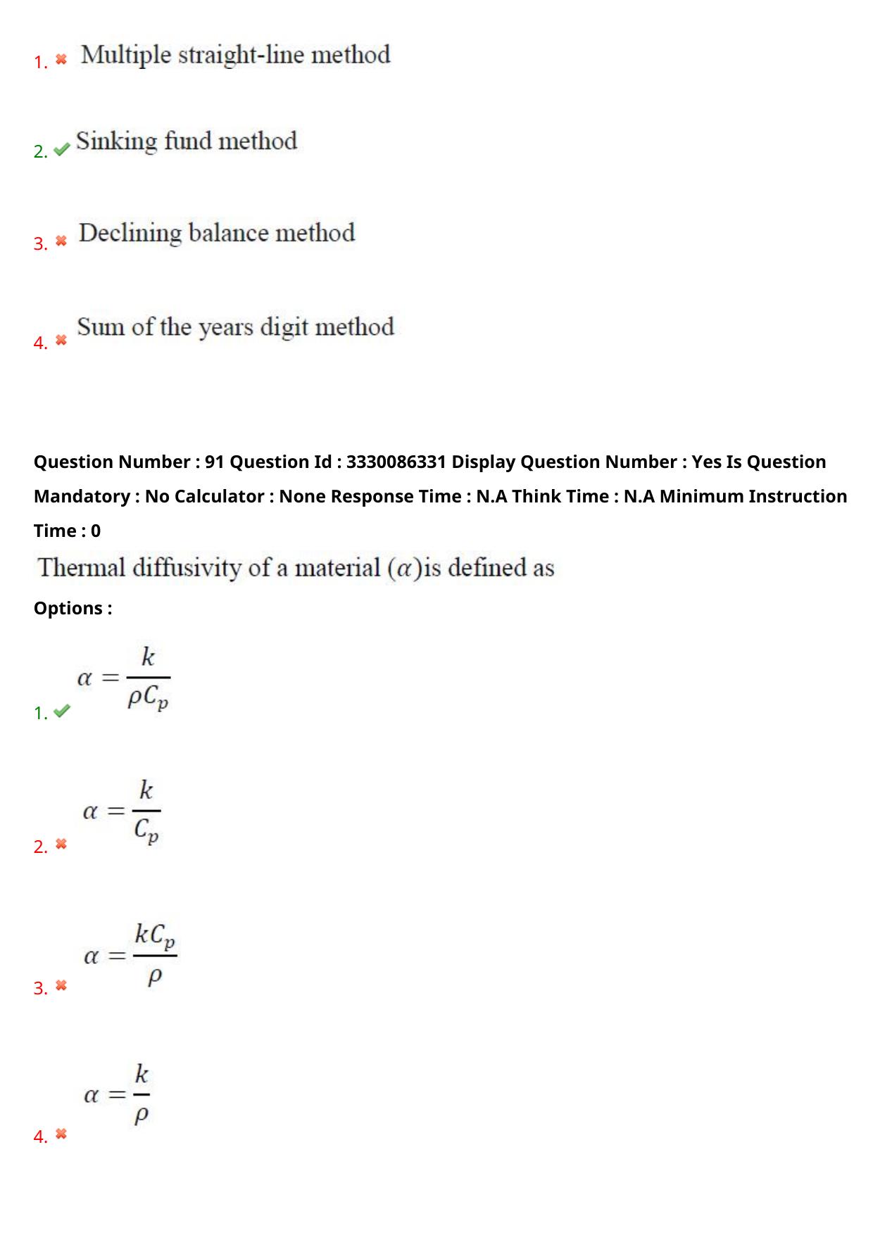 AP PGECET 2024 Chemical Engineering Question Paper with Preliminary Key - Page 50